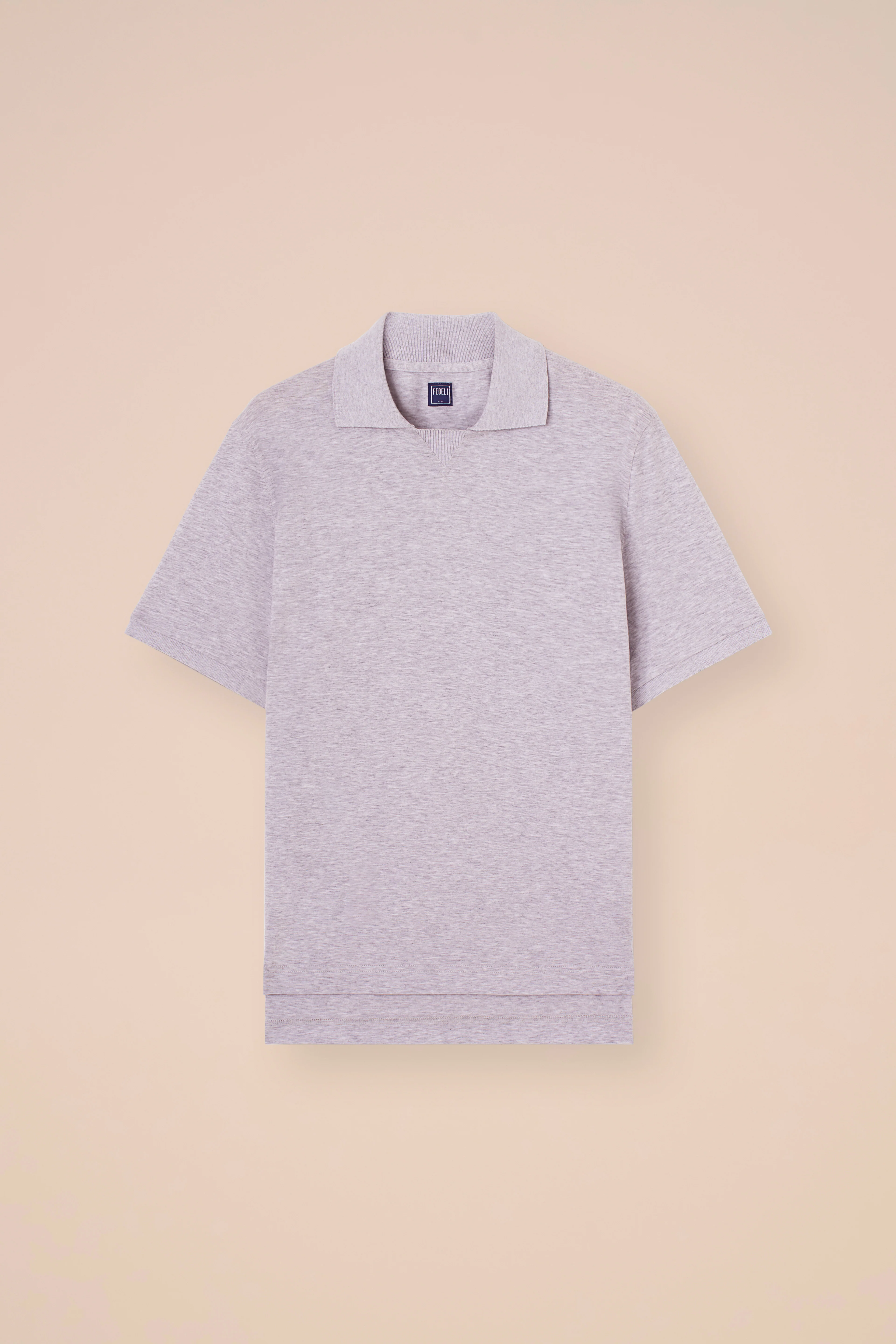 Alain Cotton Jersey Mélange Polo - Image 5