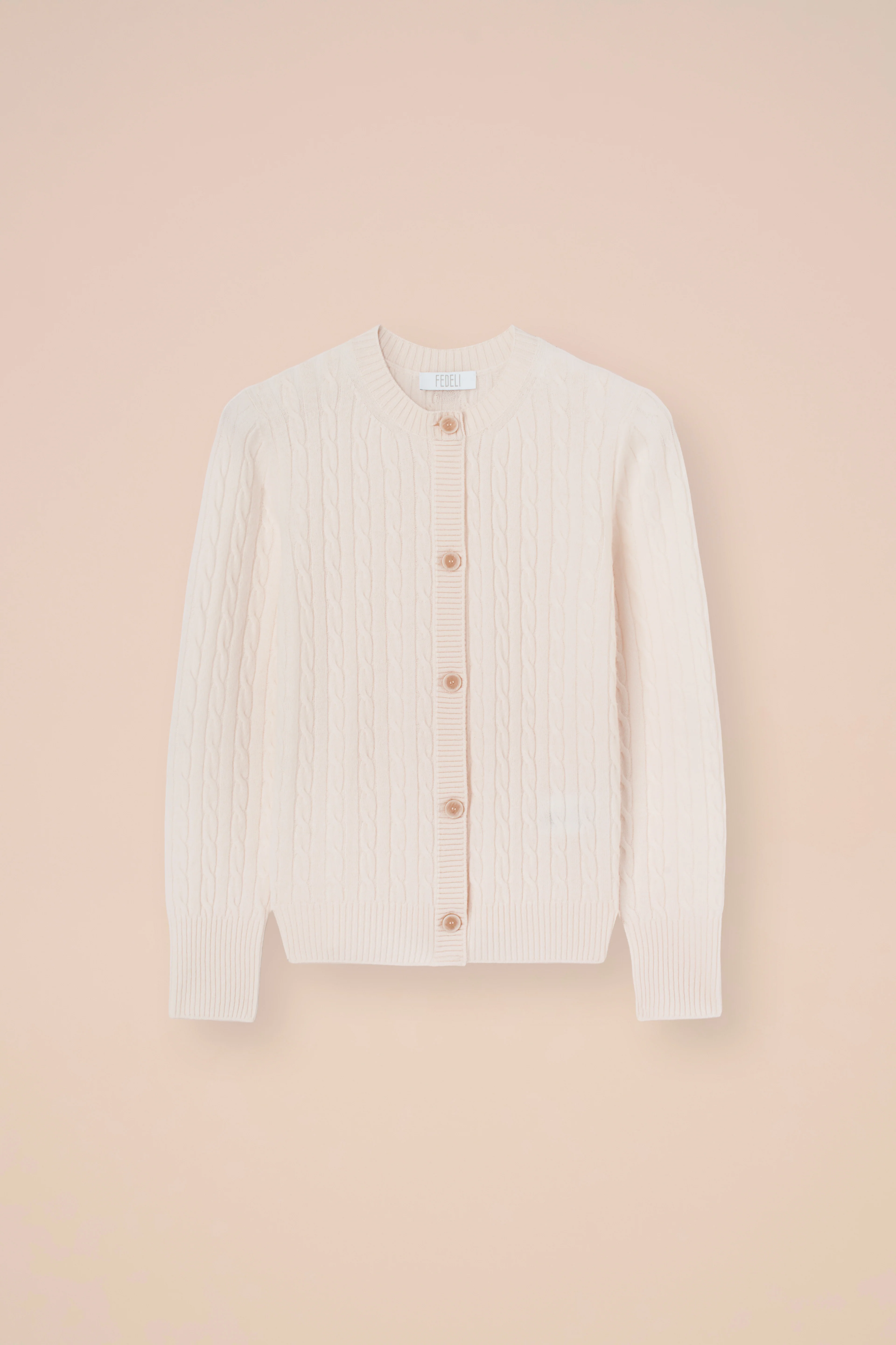 Alma Persia Cashmere Cable Cardigan - Image 6