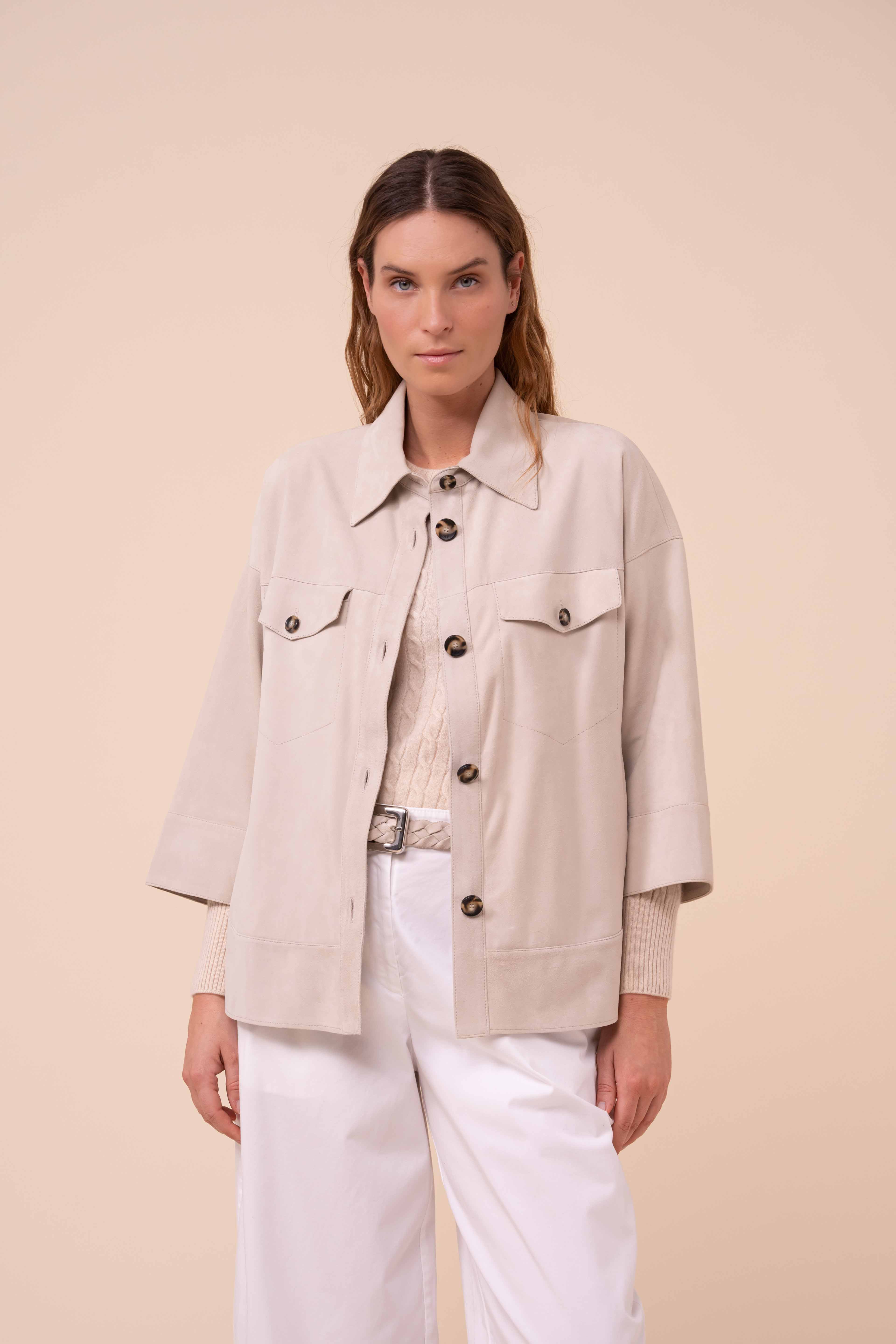 Alo Suede Shirt Jacket