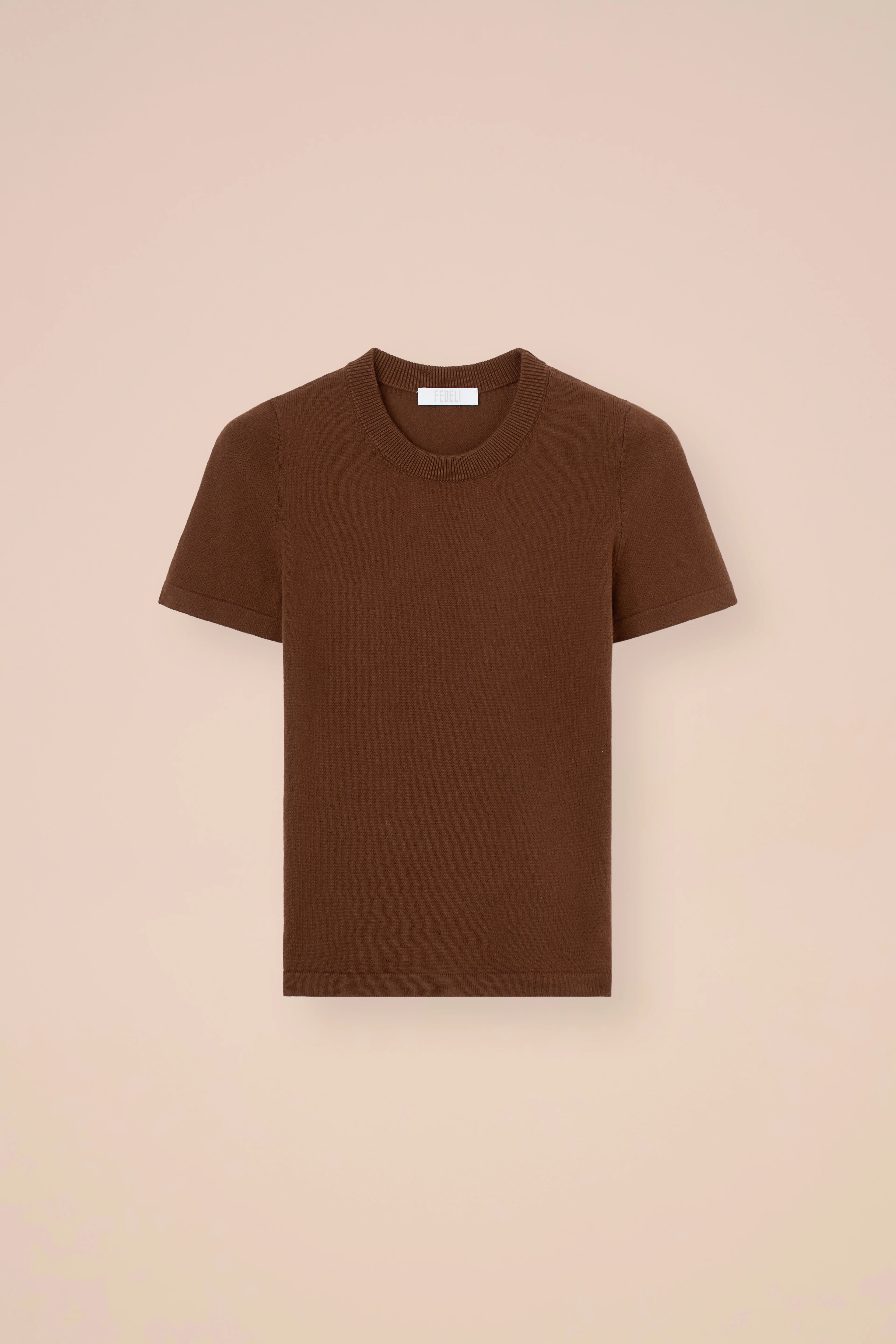 Andre Cotton and Cashmere Knit T-Shirt - Image 6