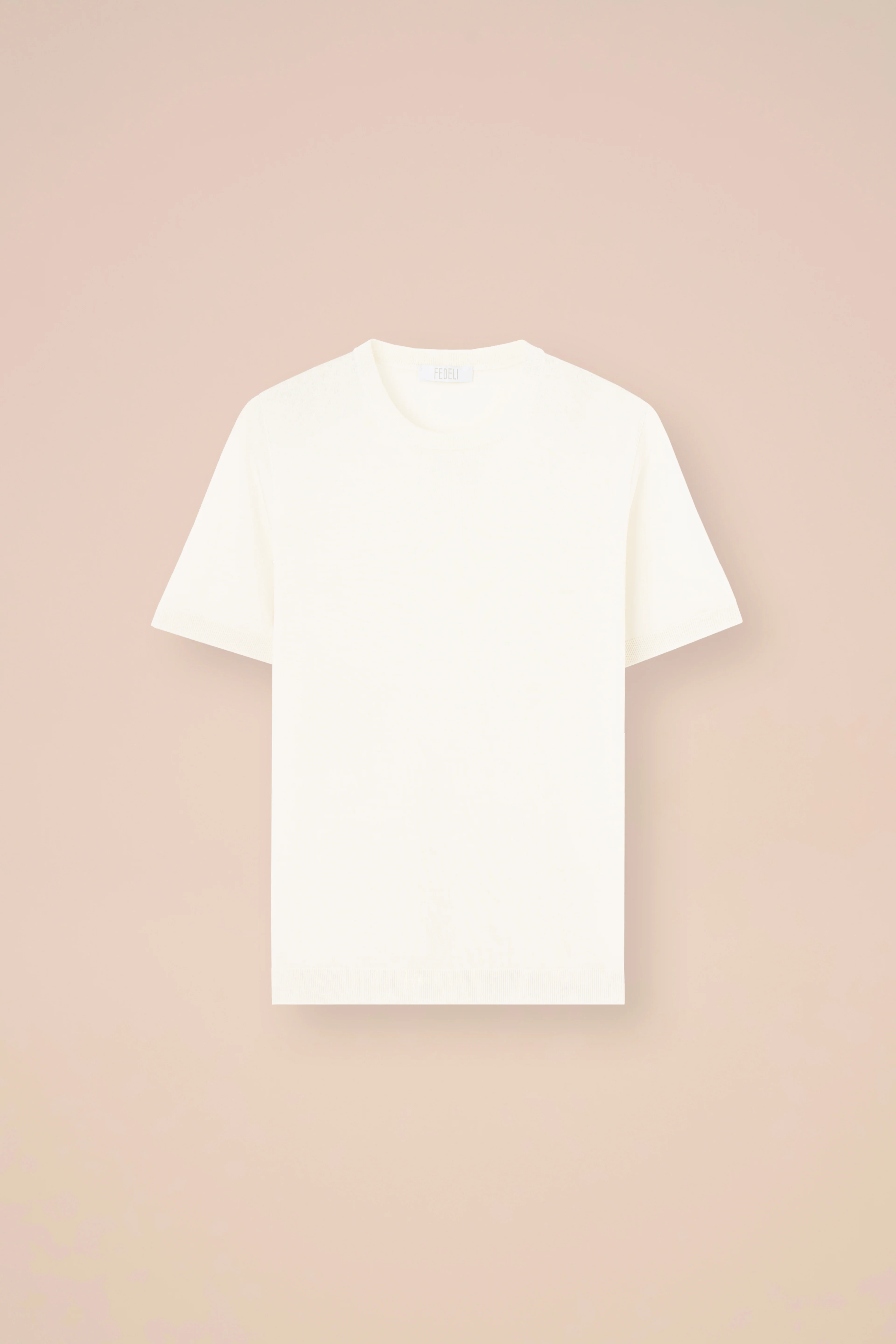 Argentina Pearly Cashmere-Silk Short Sleeve Crewneck - Image 6