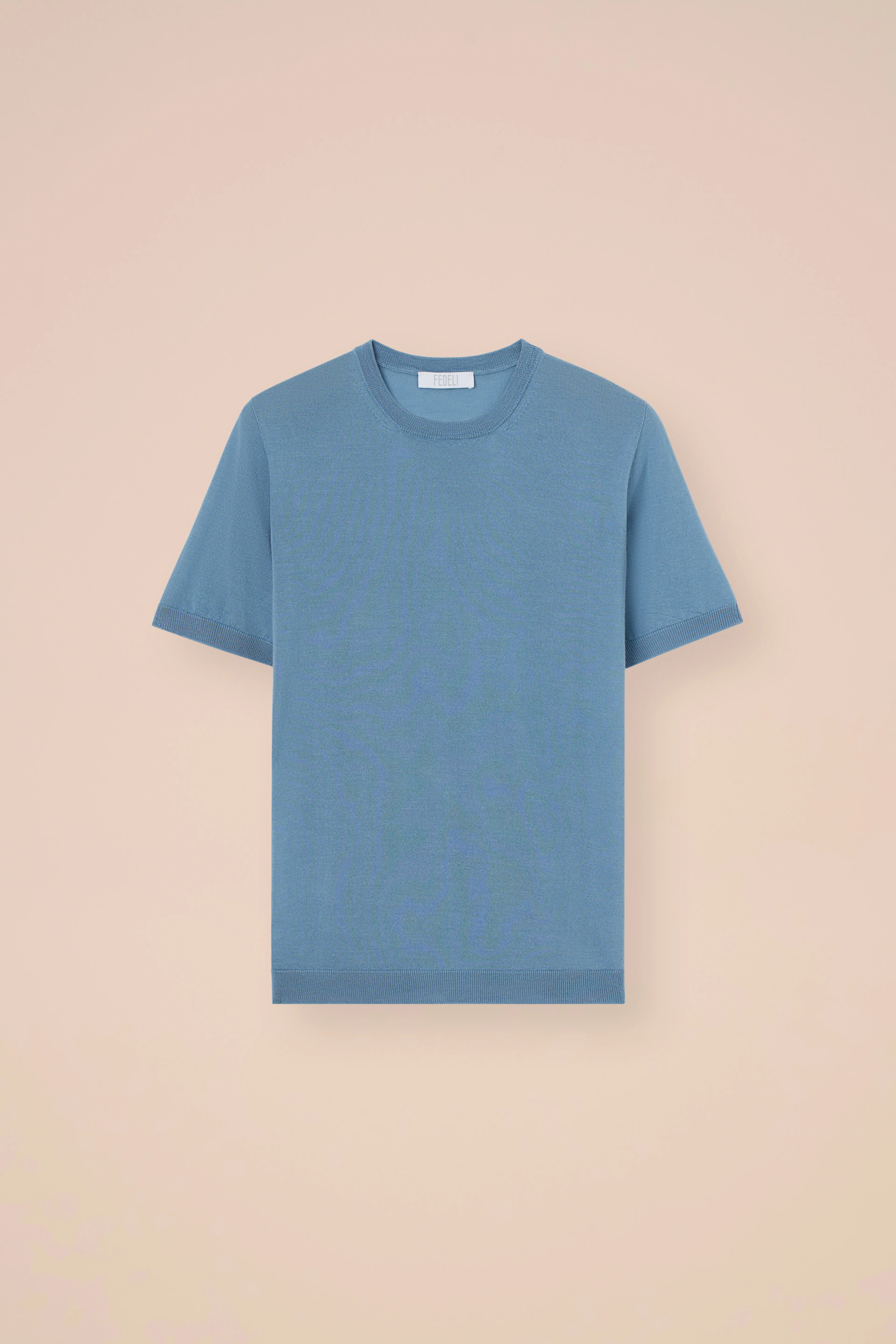 Argentina Pearly Cashmere-Silk Short Sleeve Crewneck - Image 7