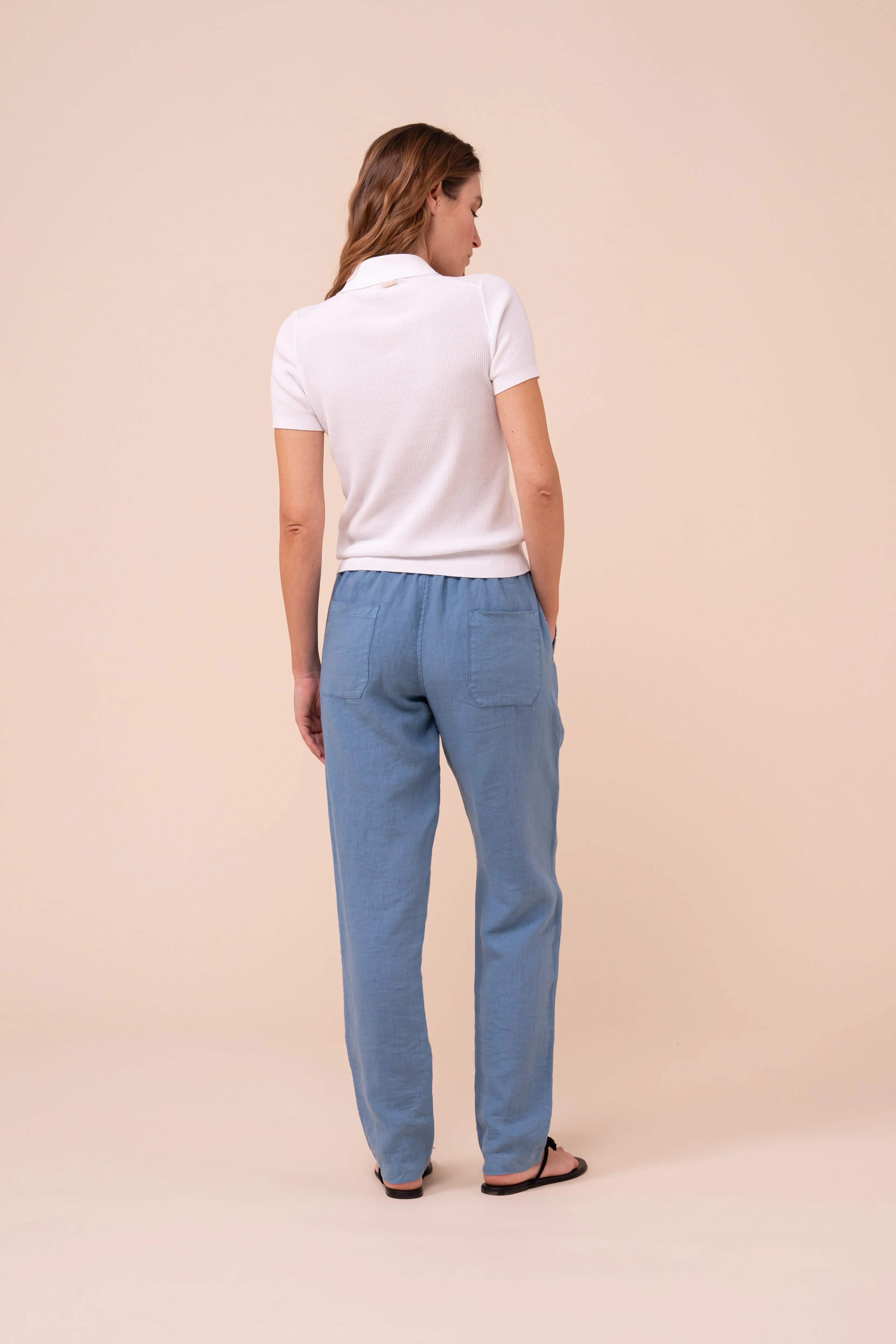 Caravaggio Dusty Cotton Knit Polo - Image 3