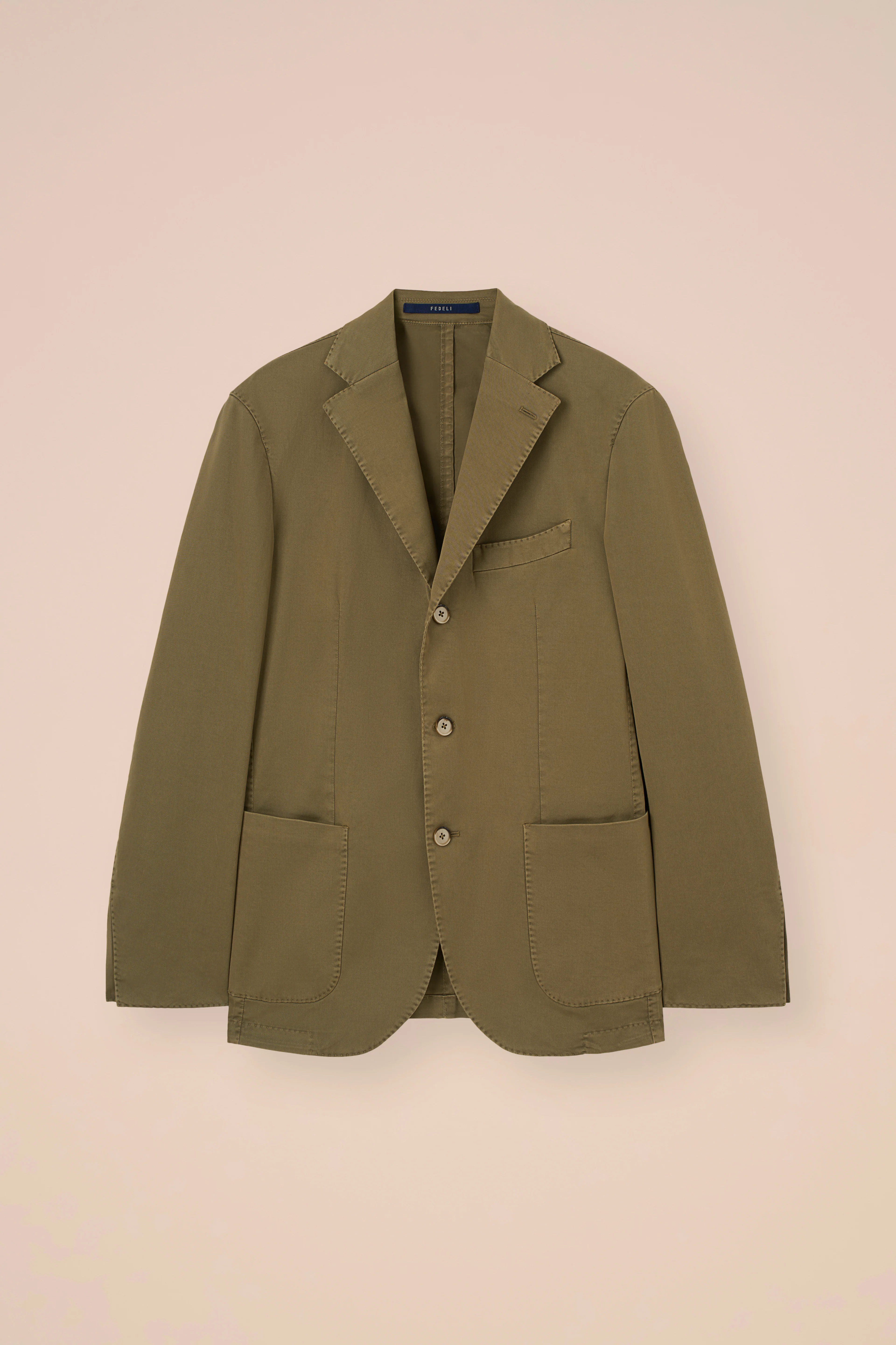 Cremona Cotton Drill Single-breast Blazer - Image 6
