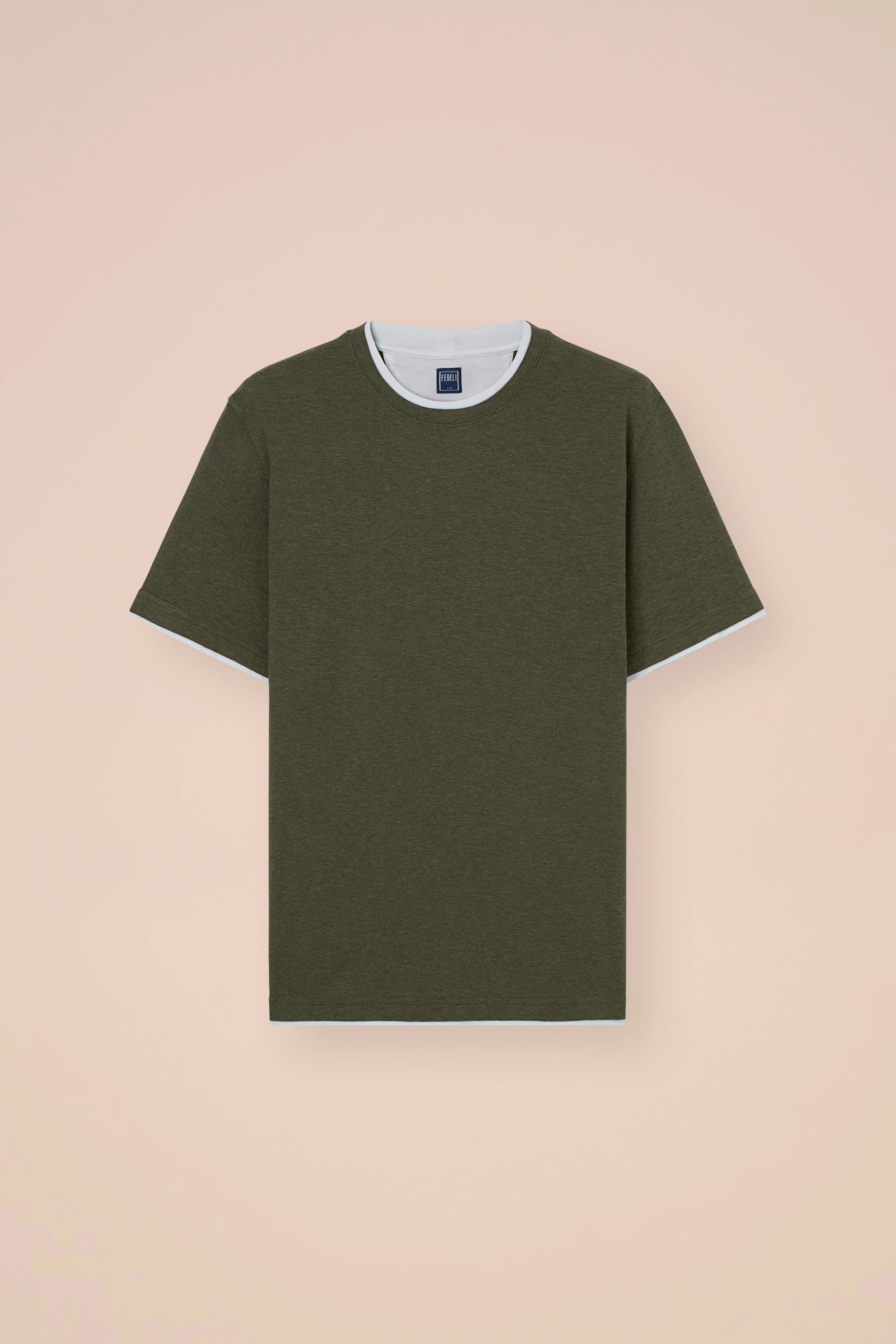 Duo Cotton Jersey Mèlange T-shirt - Image 5