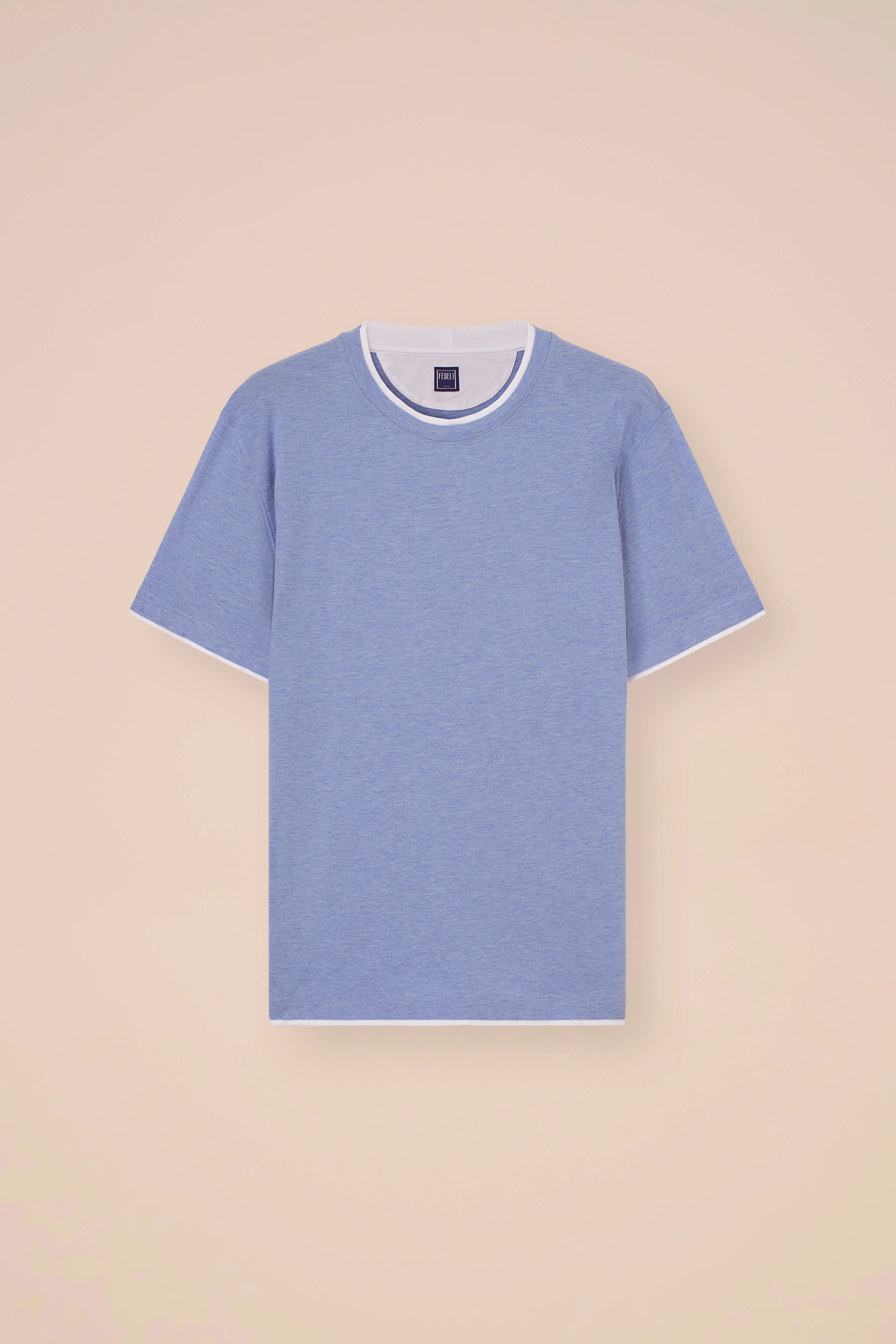 Duo Cotton Jersey Mèlange T-shirt - Image 7