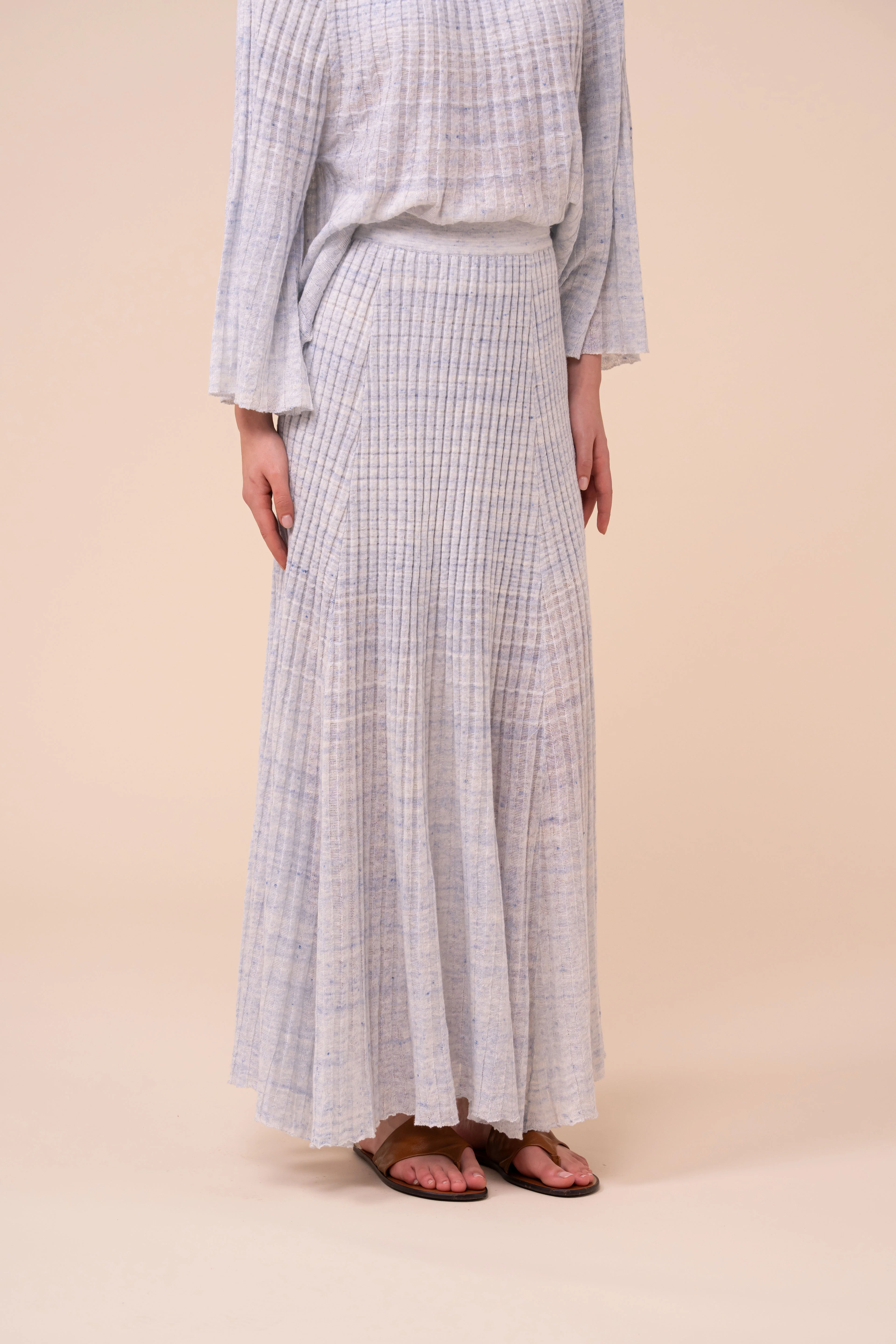 Ellen Cairo Ribbed Knit Skirt - Image 2