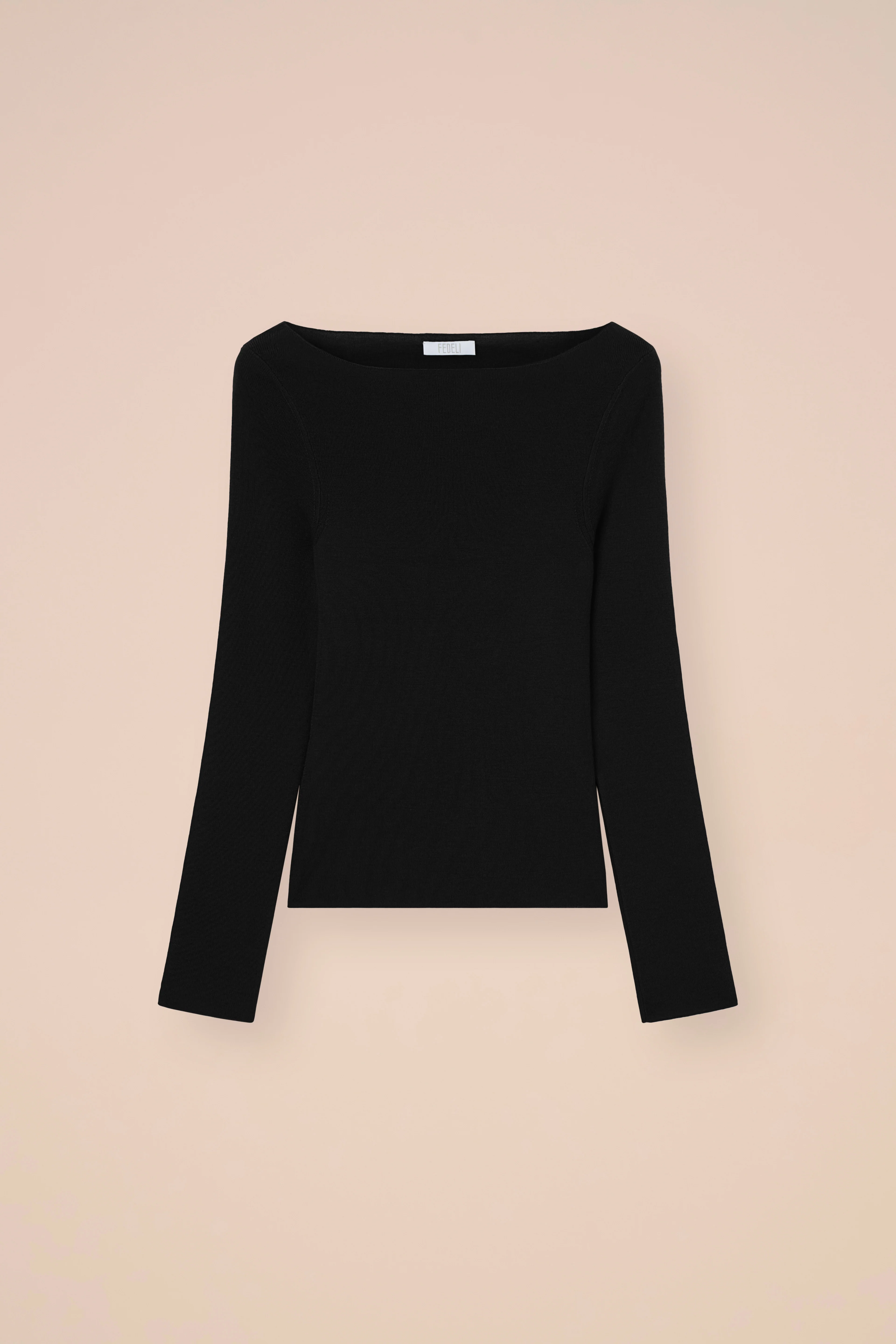Haring Pearly Cashmere-Silk Boatneck Sweater - Image 5
