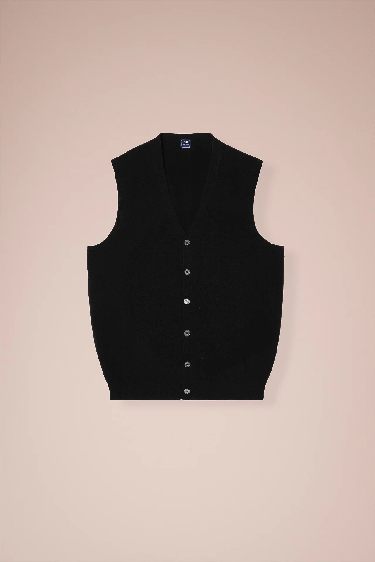 Cashmere V-neck Vest in iconic colors - Image 6
