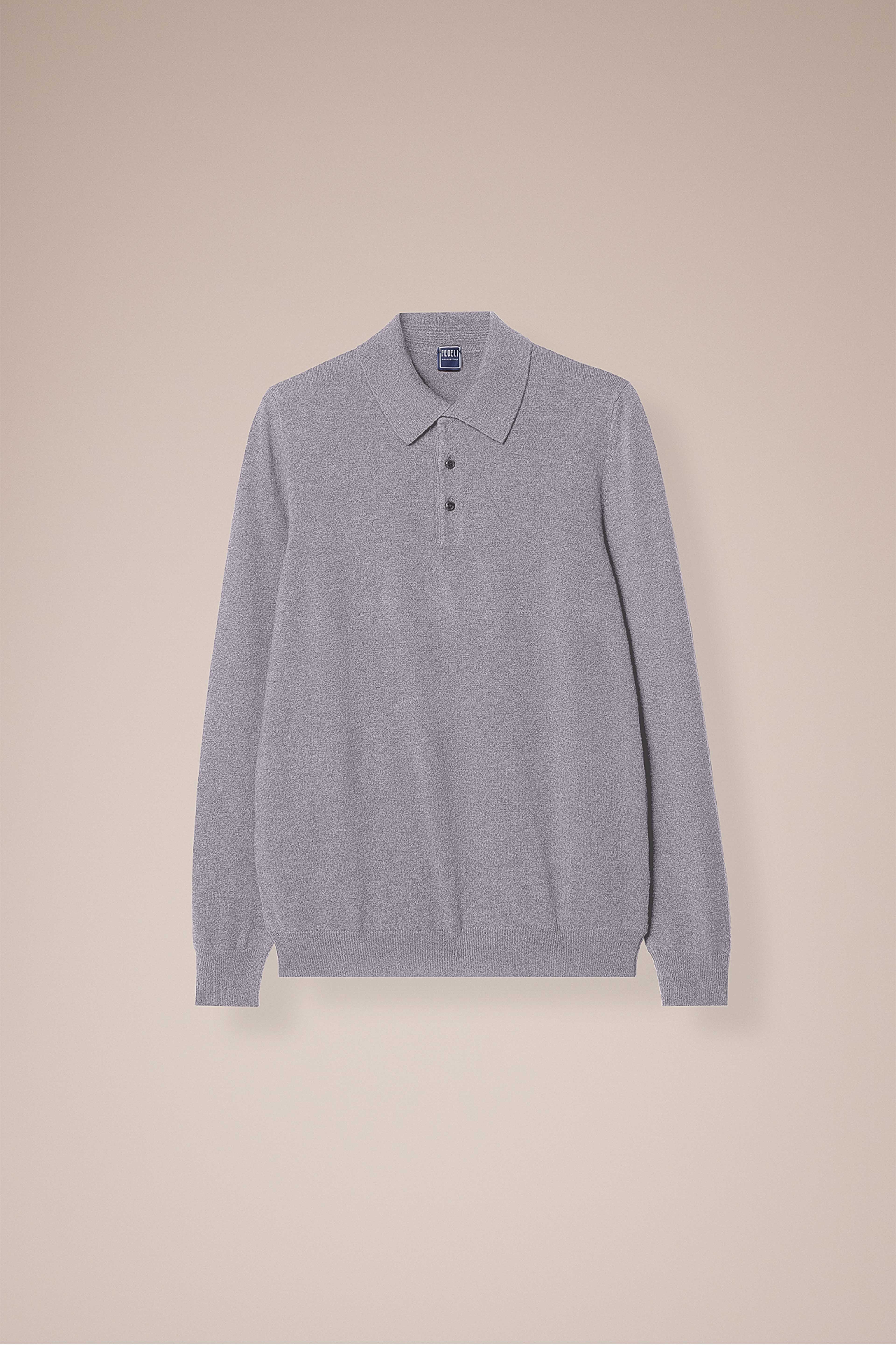 Sportman Cashmere Knit Polo in iconic colors - Image 7