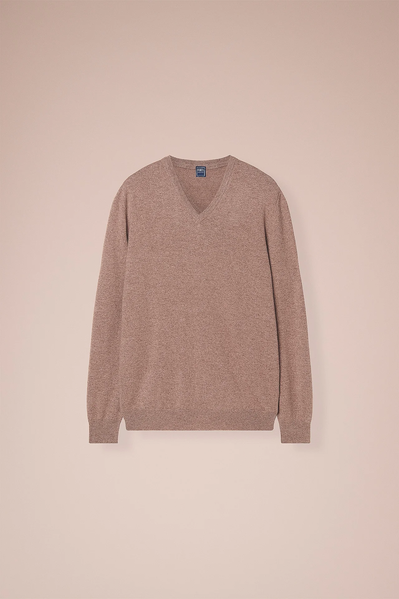 Pull Cashmere V-neck in iconic colors - Image 6
