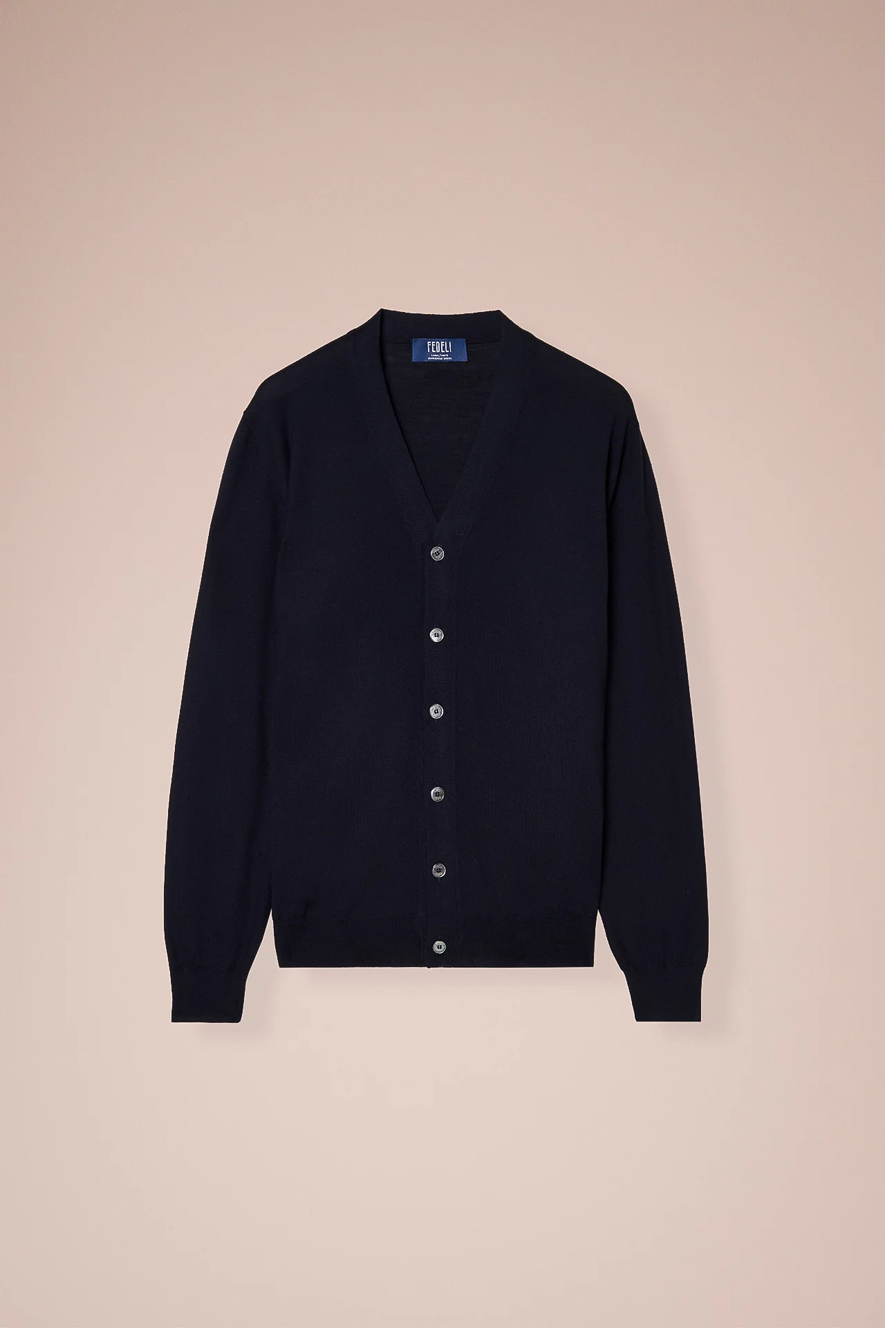 Superfine Wool Cardigan in iconic colors - Image 5