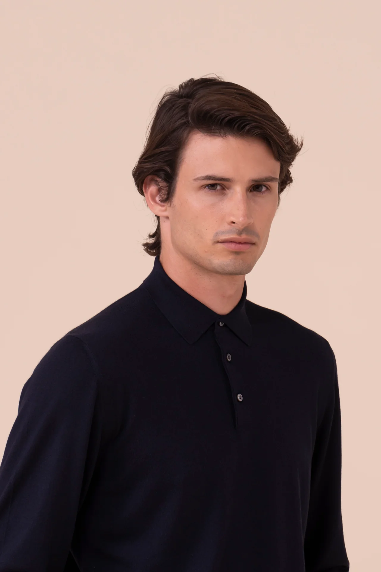 Sportman Superfine Wool Knit Polo in iconic colors - Image 4