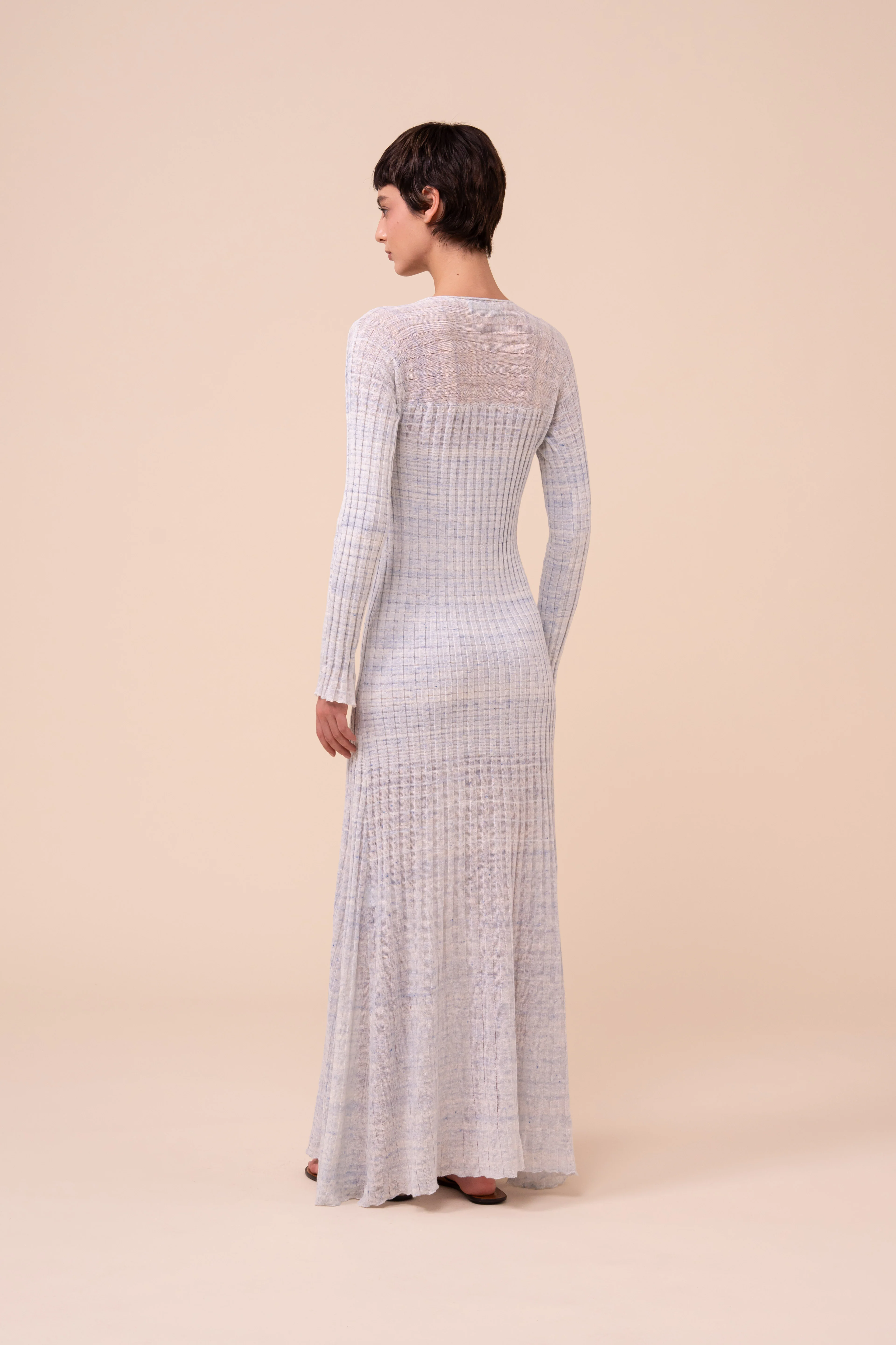 Klimt Cairo Ribbed Knit Dress - Image 3