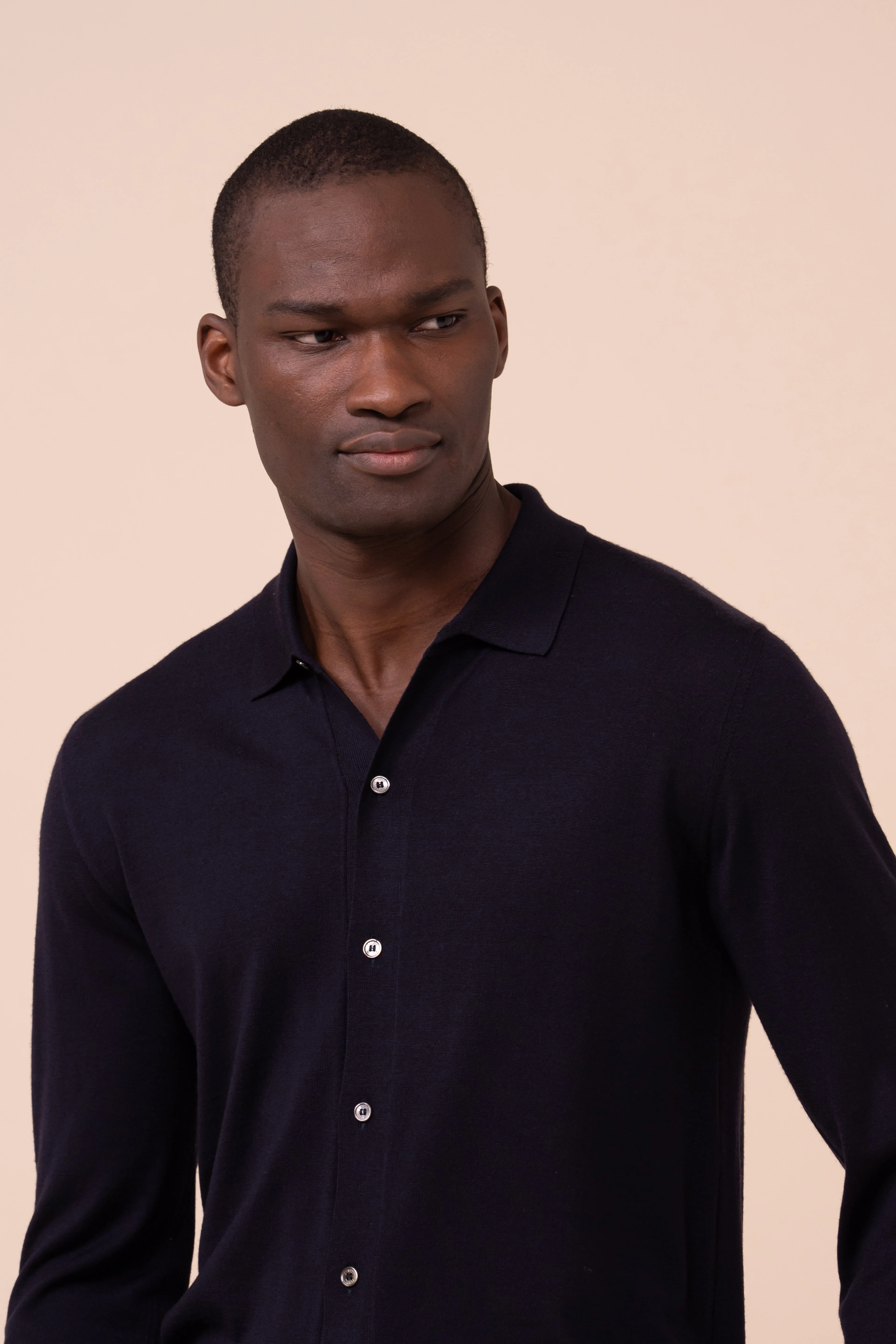 Superfine Wool Knit Shirt - Image 4