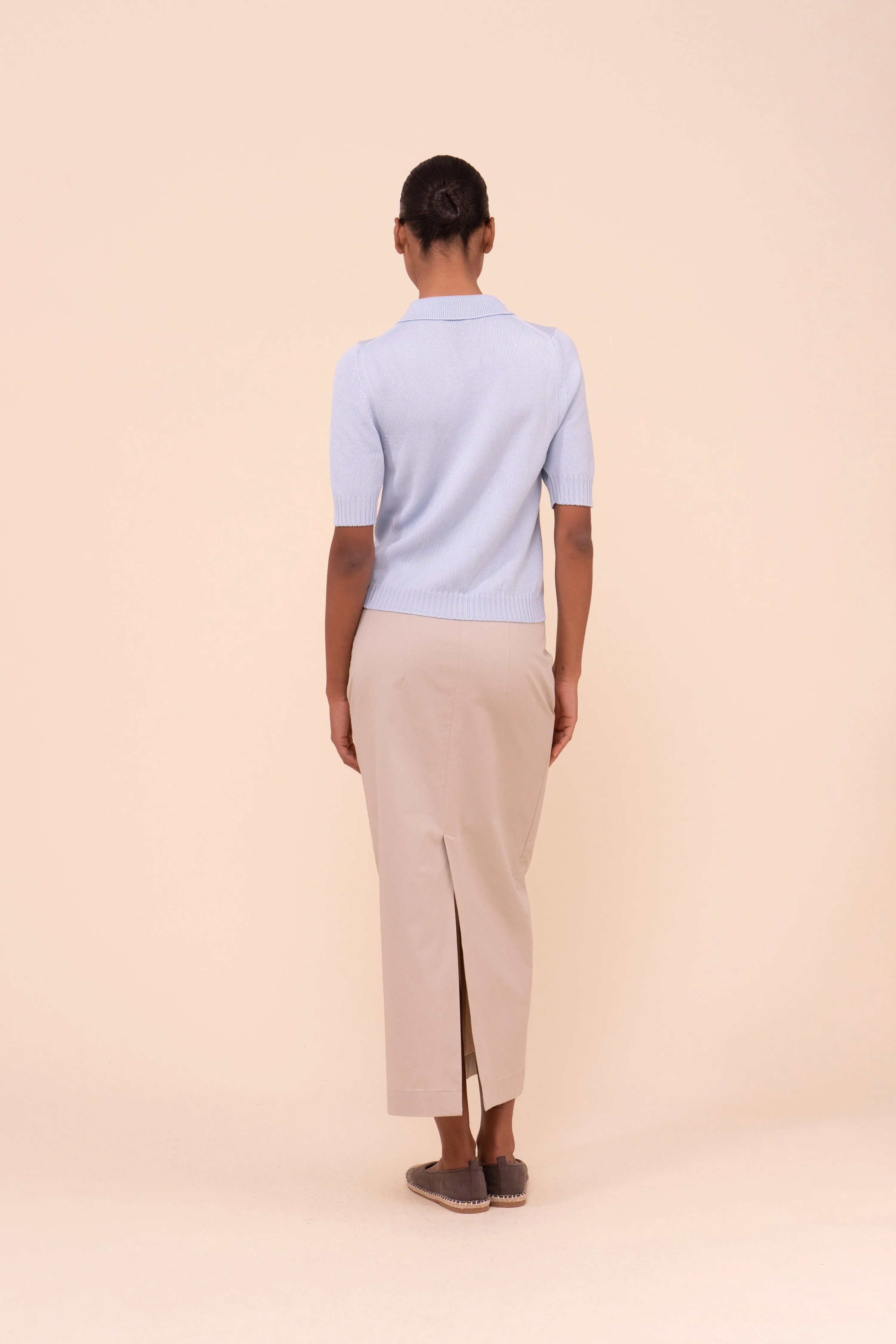 Laila Moon Short Sleeve Cotton Cardigan - Image 3