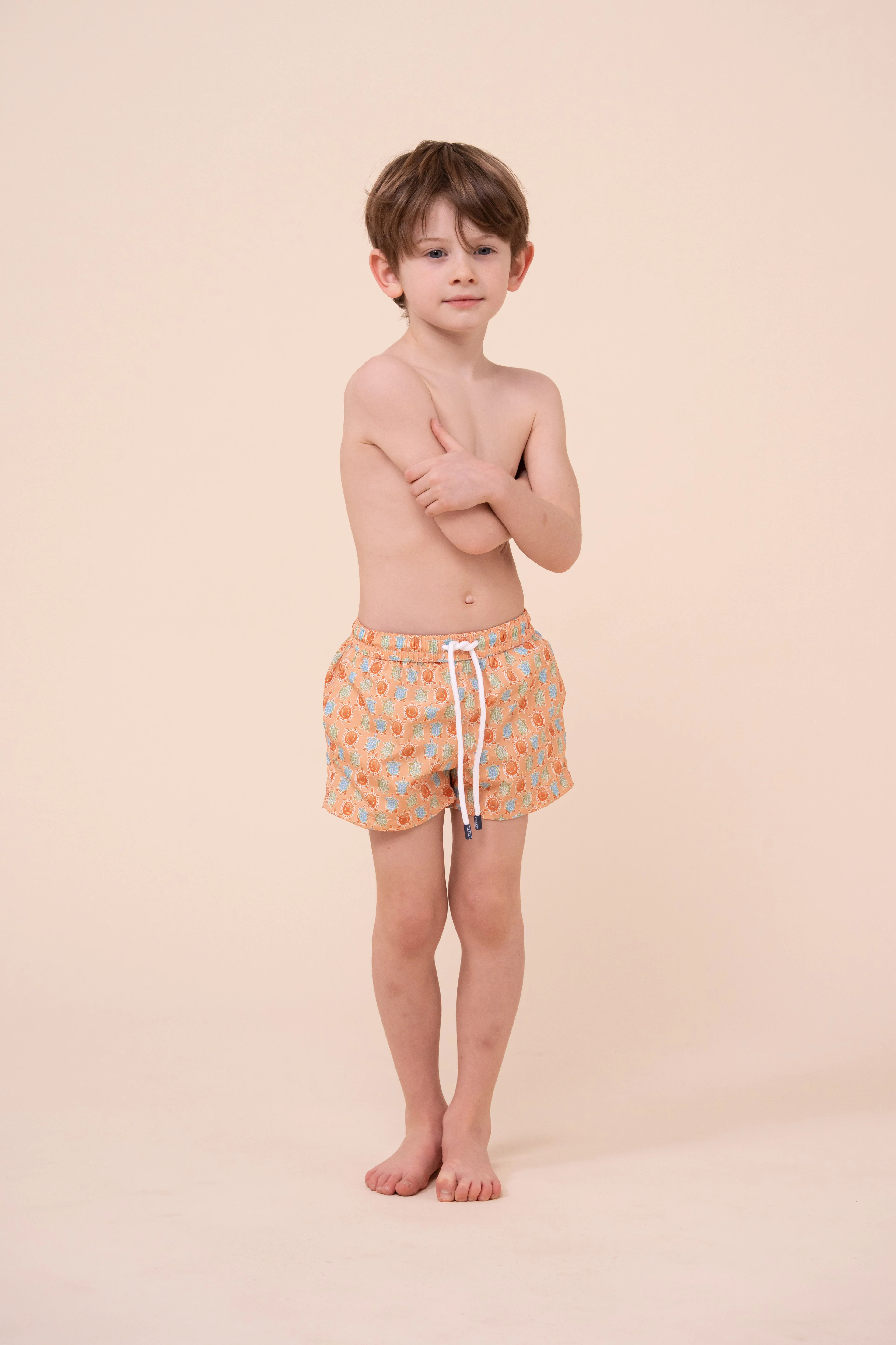 Madeira Kid Swim Trunks - 10-12 years - Turtles Pattern - Image 2