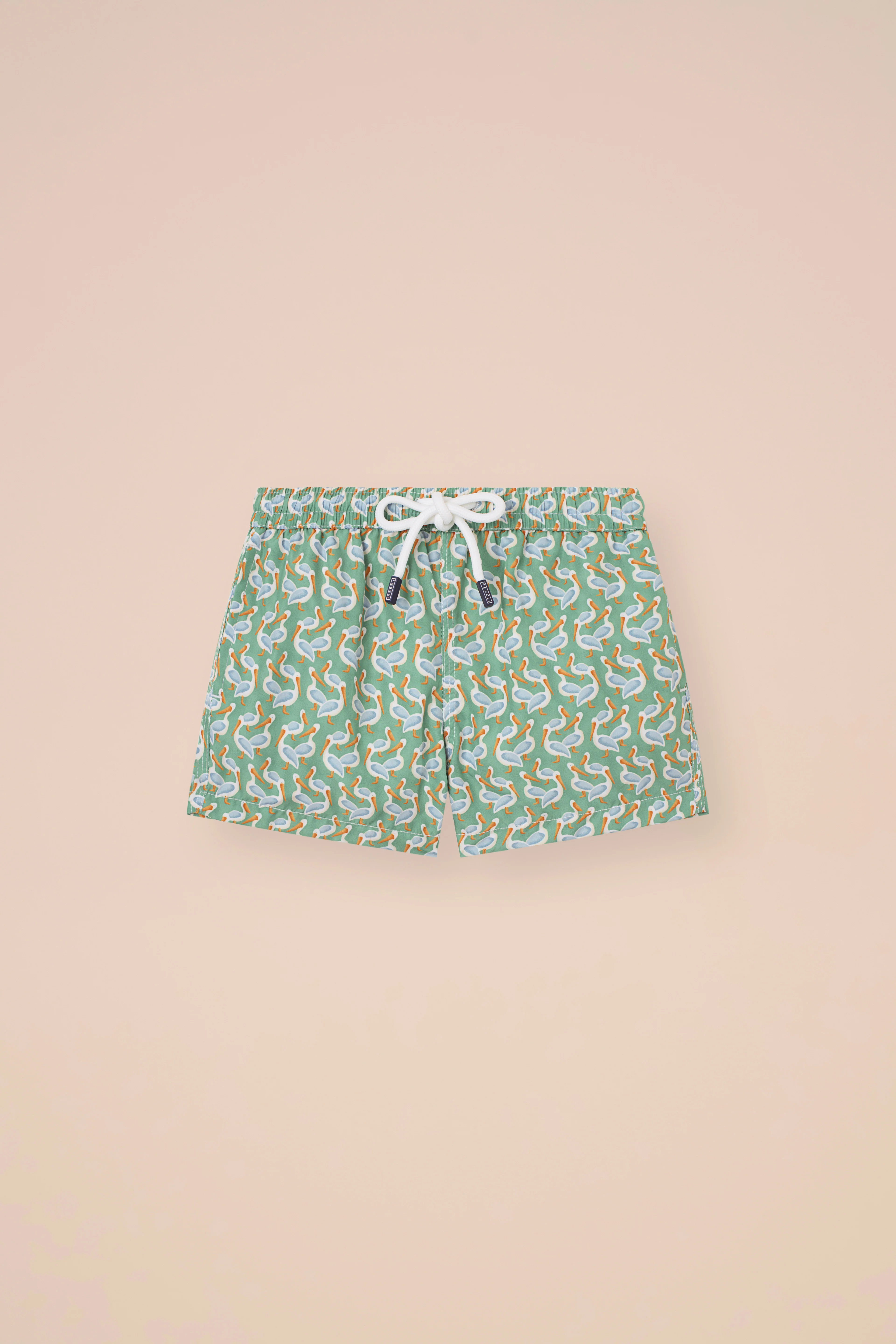 Madeira Kid Swim Trunks - 10-12 years - Pelican Pattern - Image 4