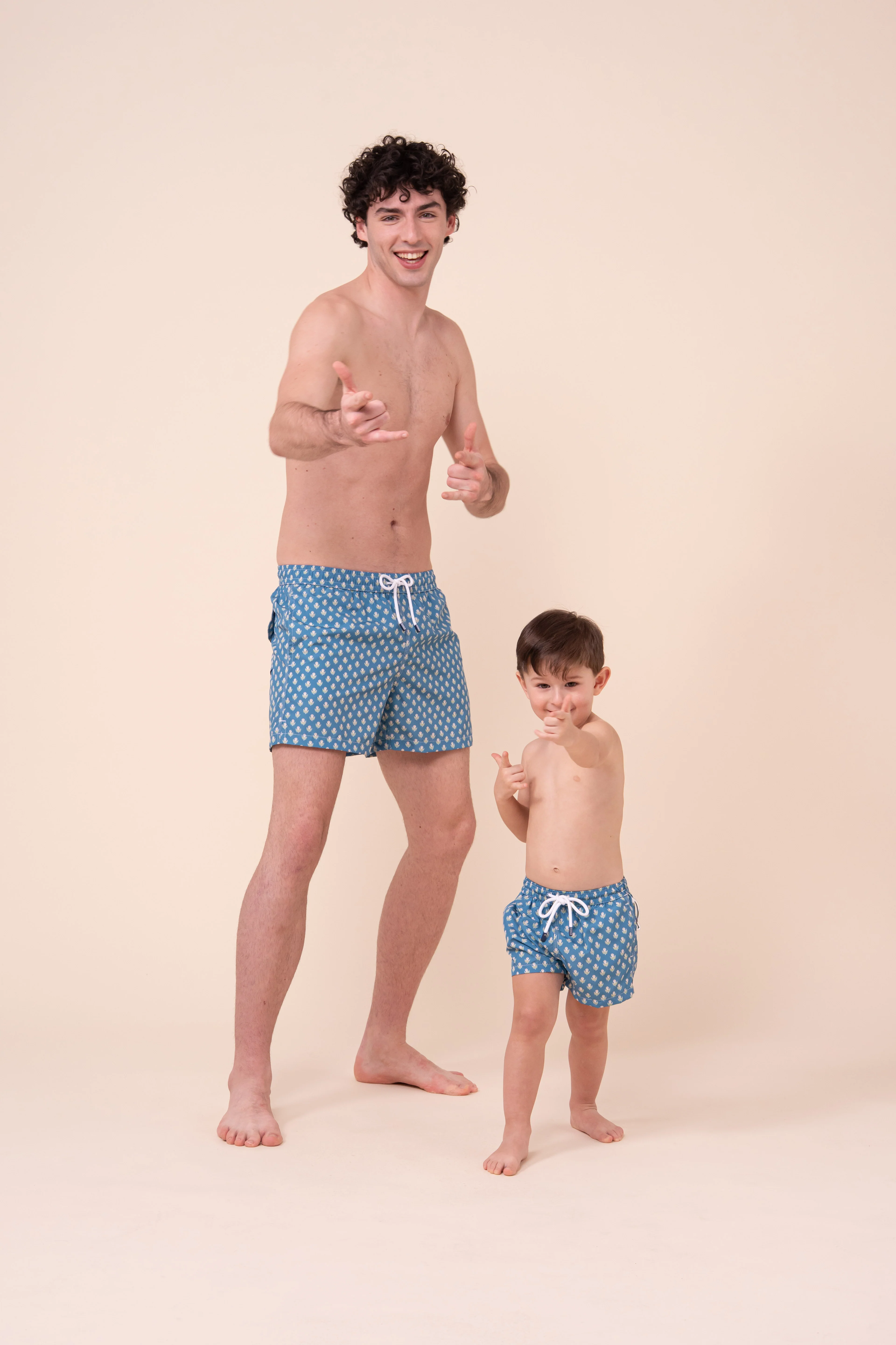 Madeira Kid Swim Trunks - 6-8 years - Octopus Pattern - Image 2