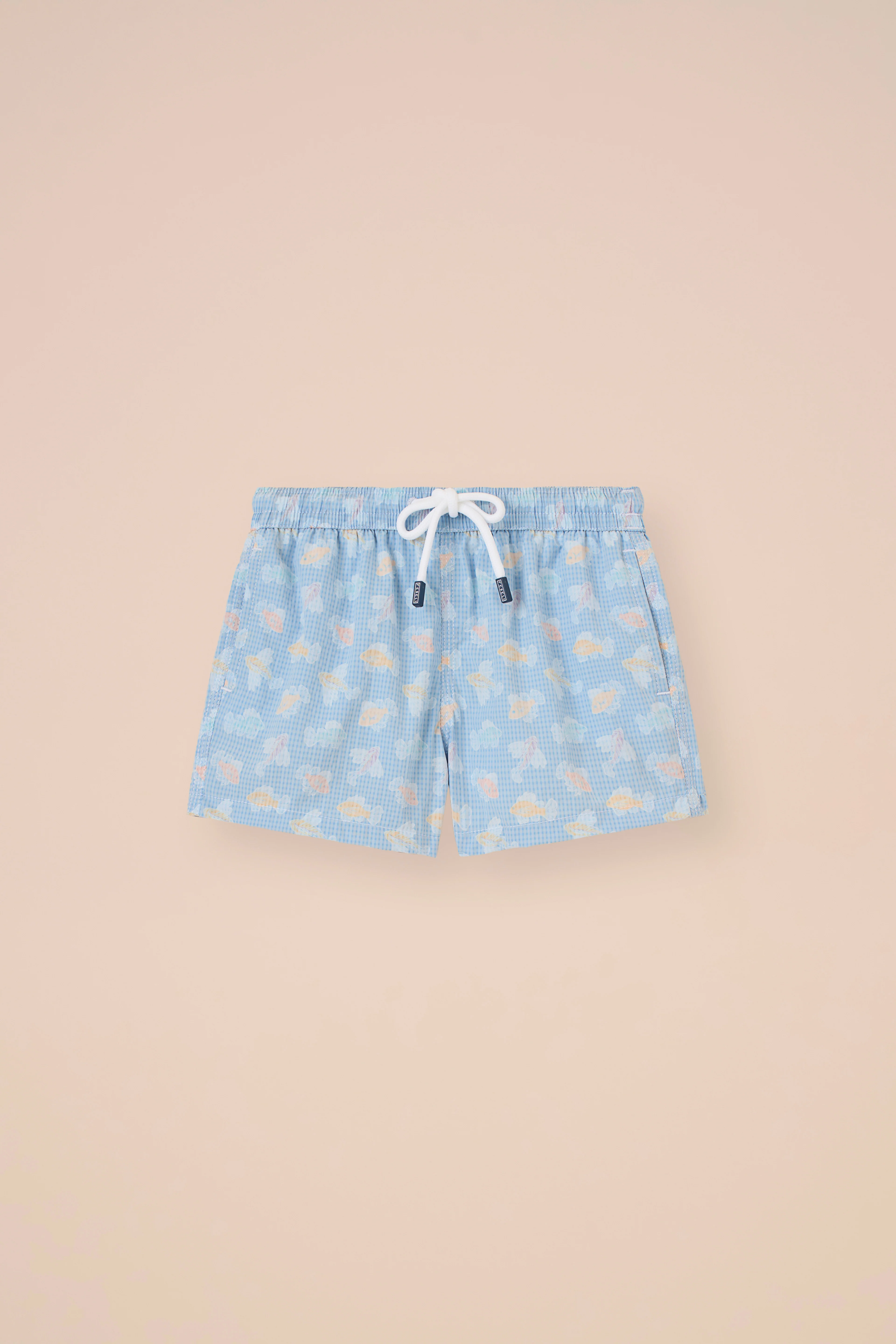 Madeira Kid Sakar Swim Trunks - 6-8 years - Fishes Pattern - Image 5