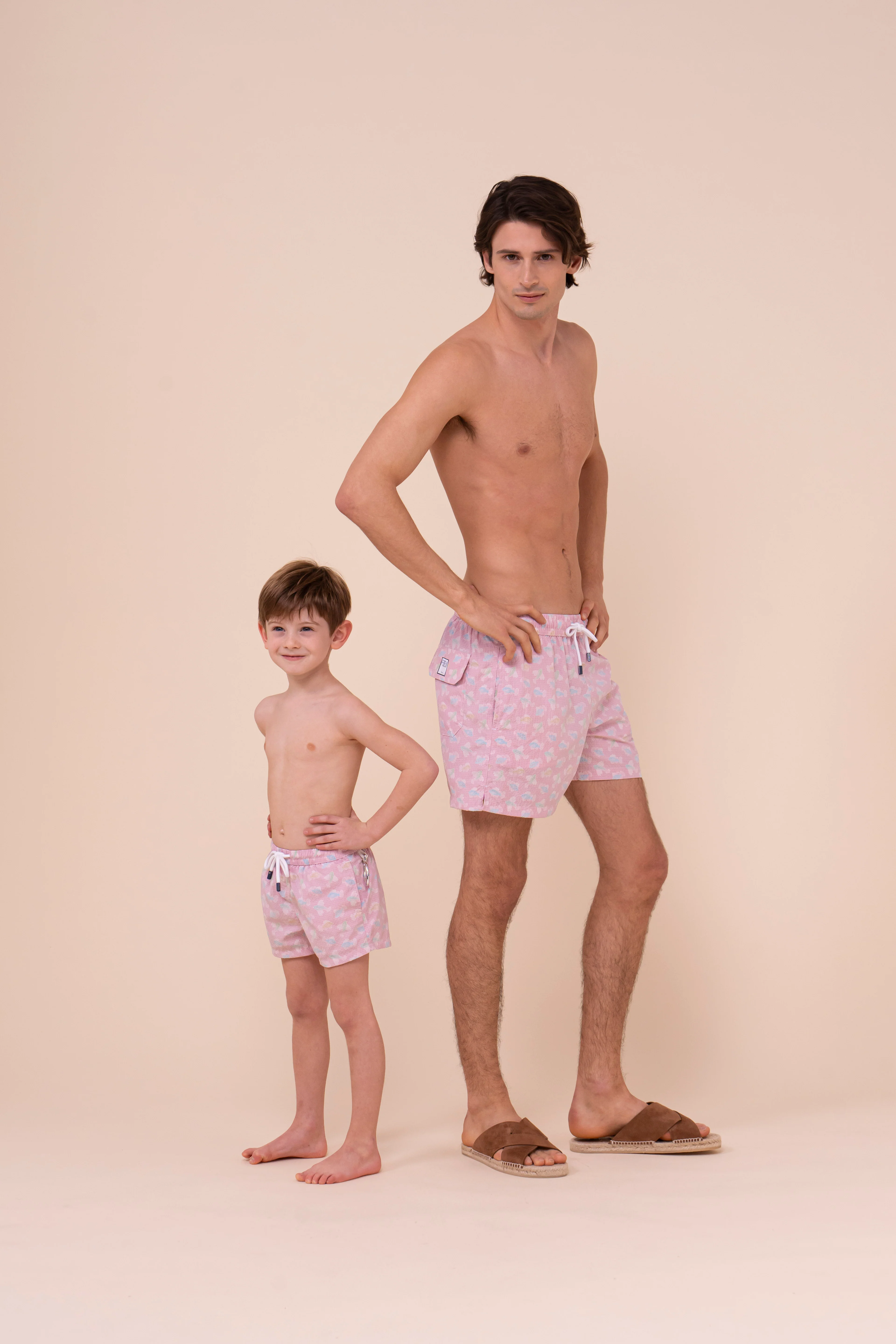 Madeira Kid Sakar Swim Trunks - 10-12 years - Fishes Pattern - Image 3