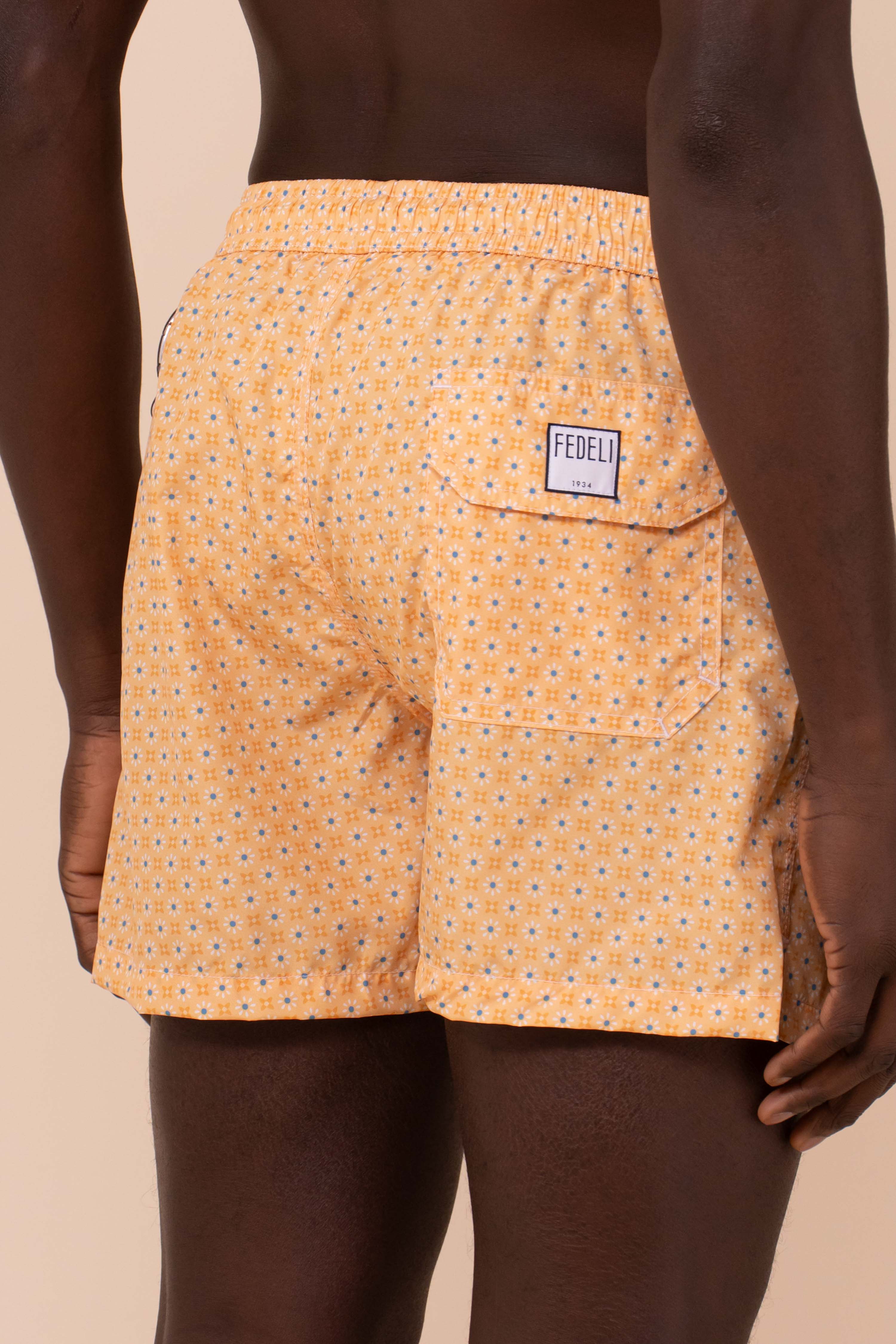 Madeira - The Sustainable Swim Trunks - Daisy Pattern - Image 4