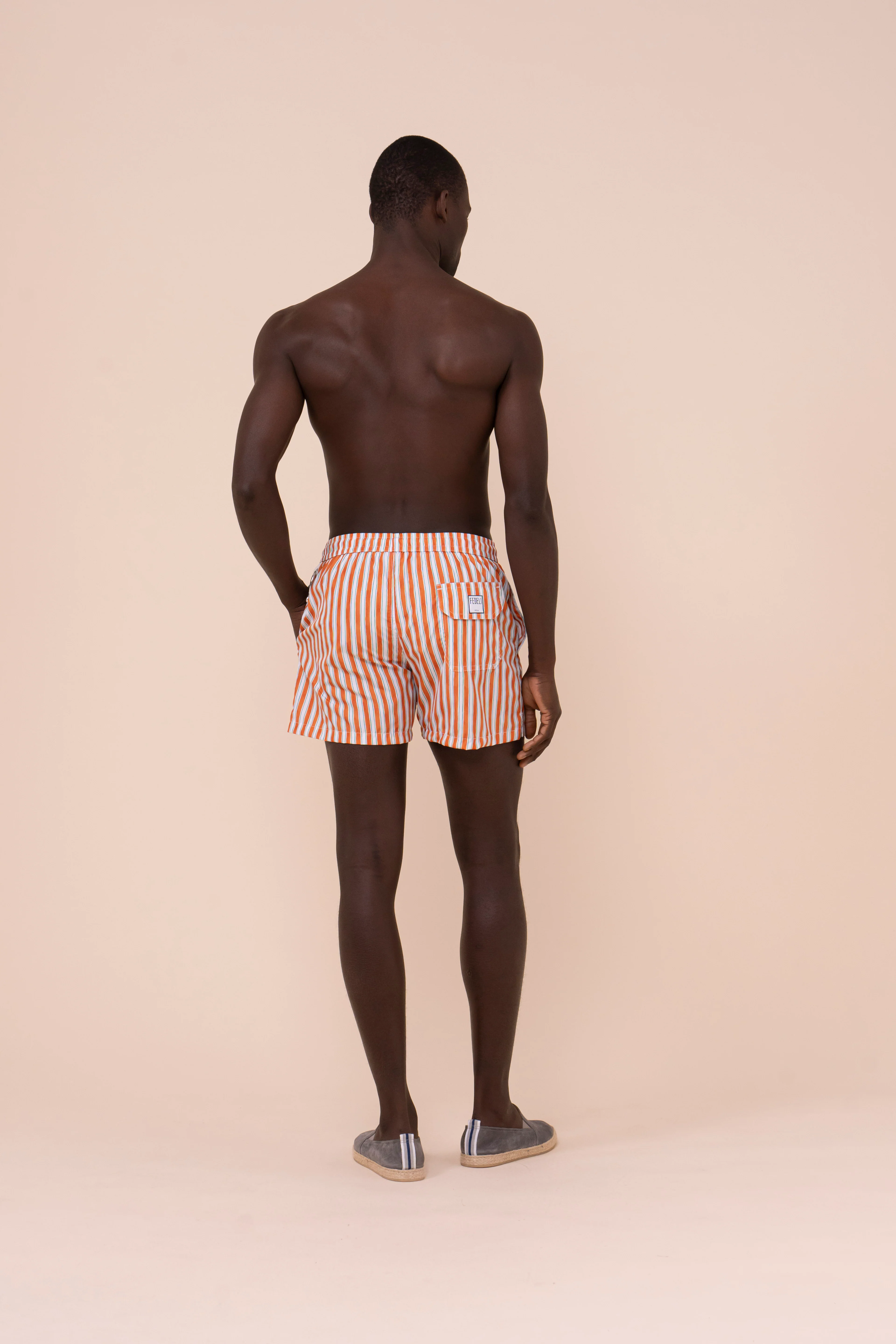 Madeira - The Sustainable Swim Trunks - Riviera Stripe Pattern - Image 3