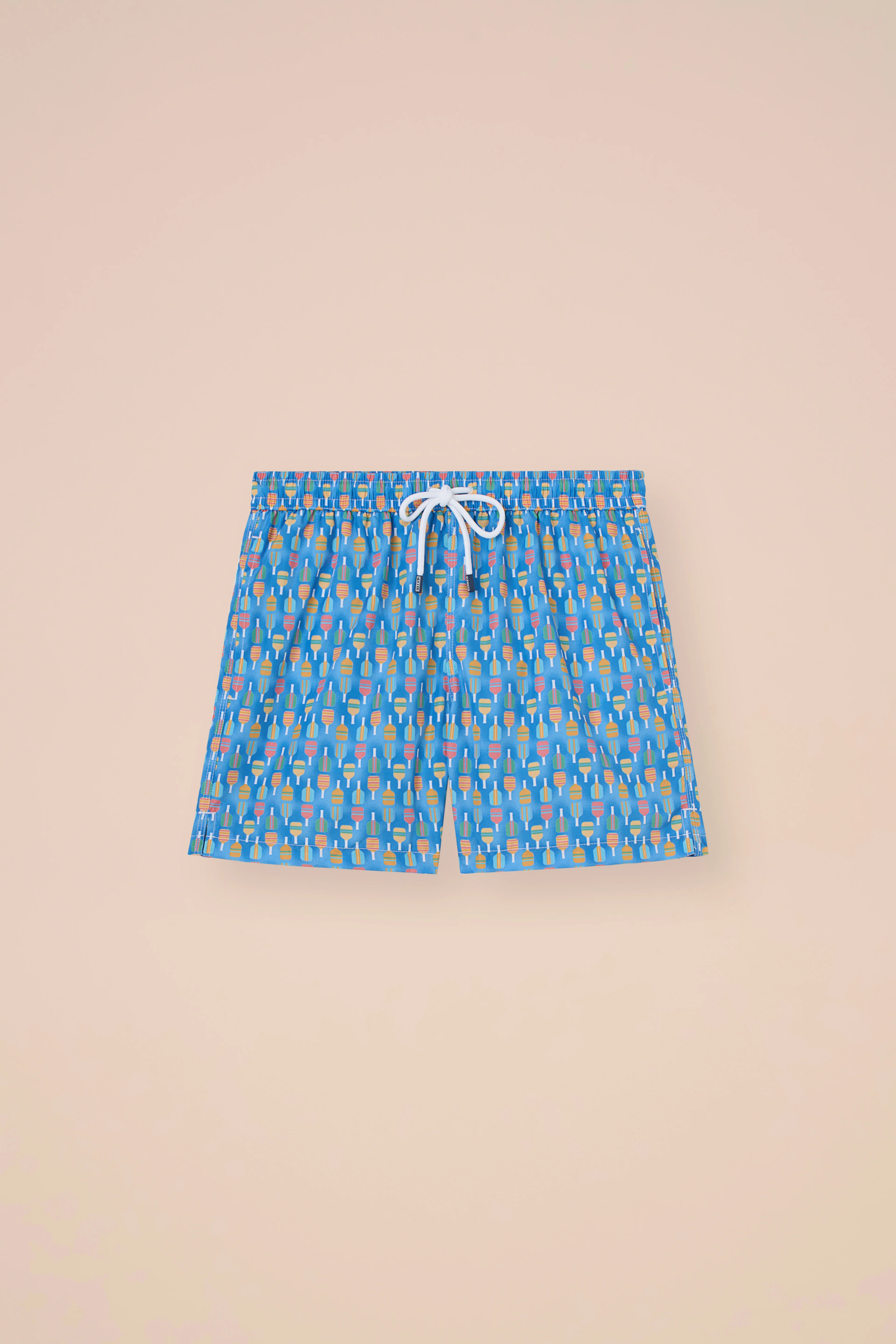 Madeira - The Sustainable Swim Trunks - Padel Racket Pattern - Image 6