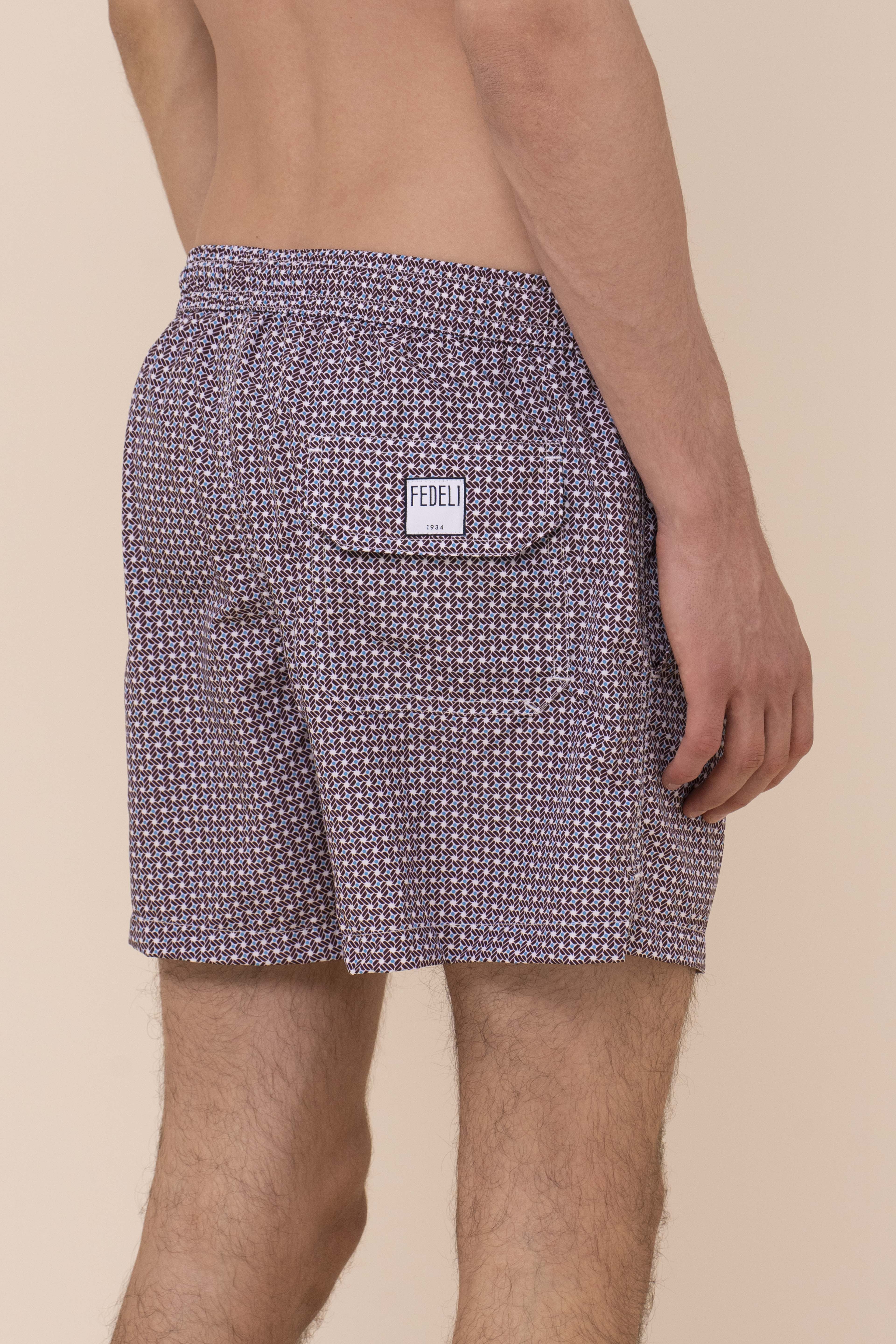 Madeira - The Sustainable Swim Trunks - Vintage Pattern - Image 4