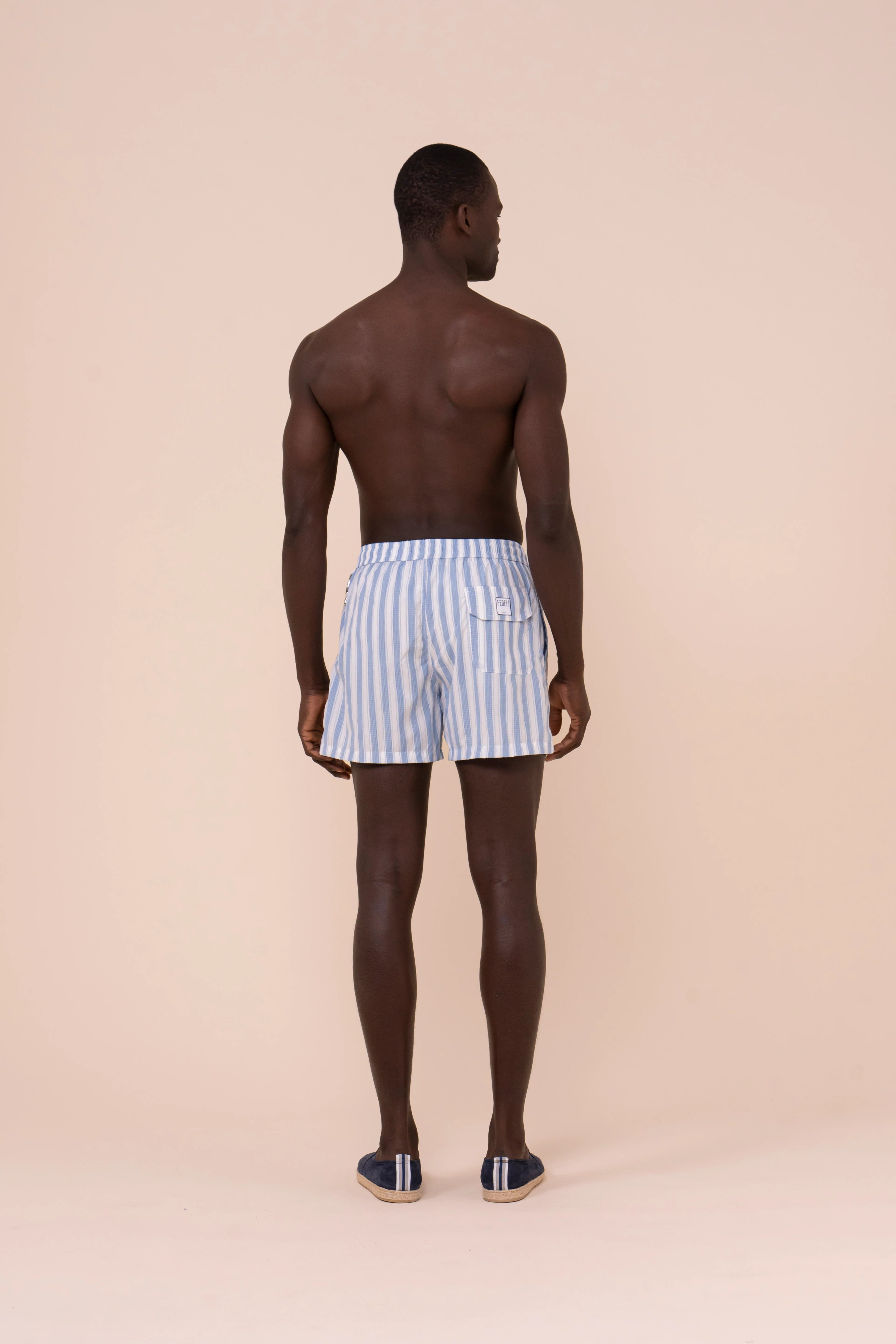 Madeira - The Sakar Swim Trunks - Striped Pattern - Image 3