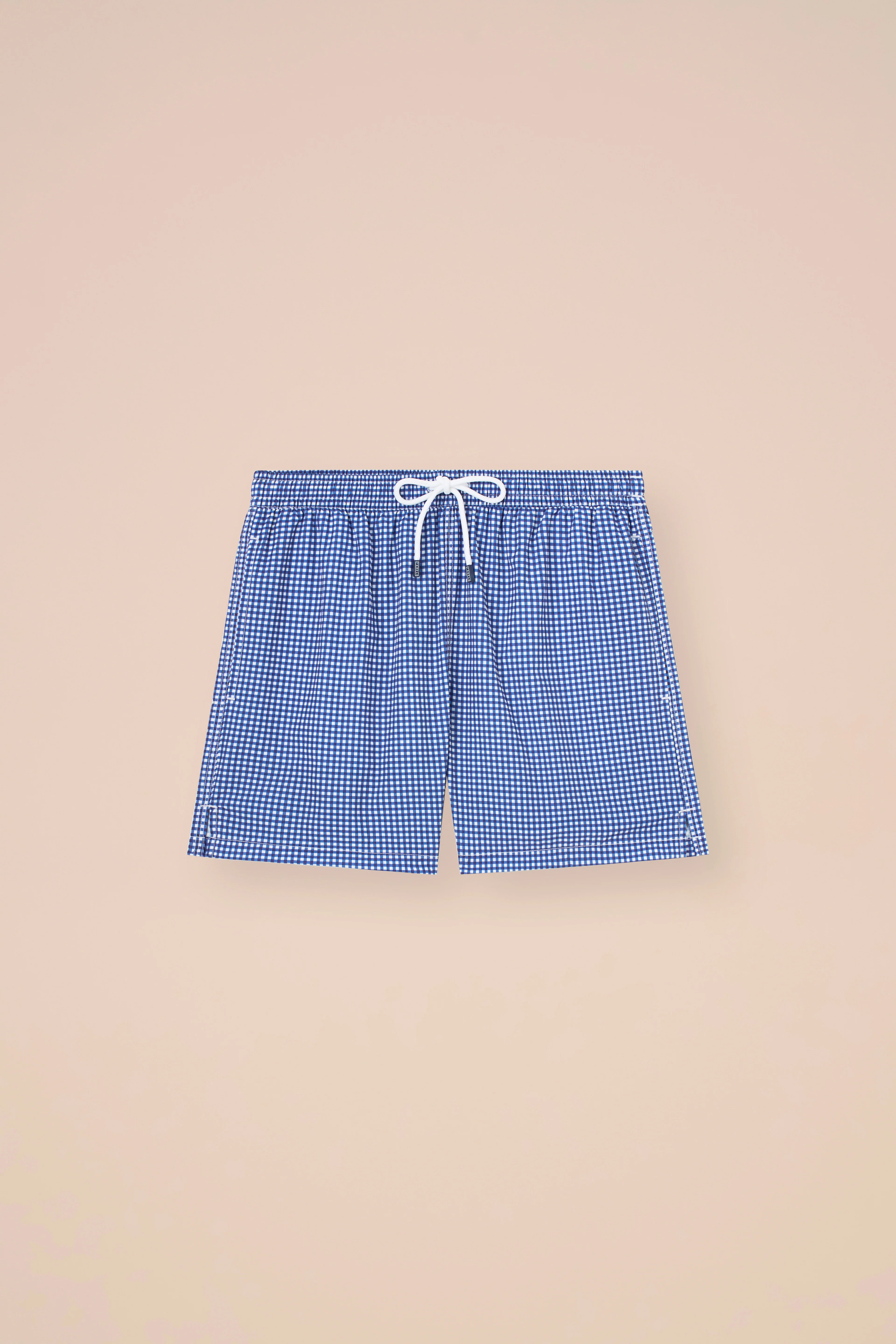 Madeira - The Sakar Swim Trunks - Gingham Pattern - Image 5
