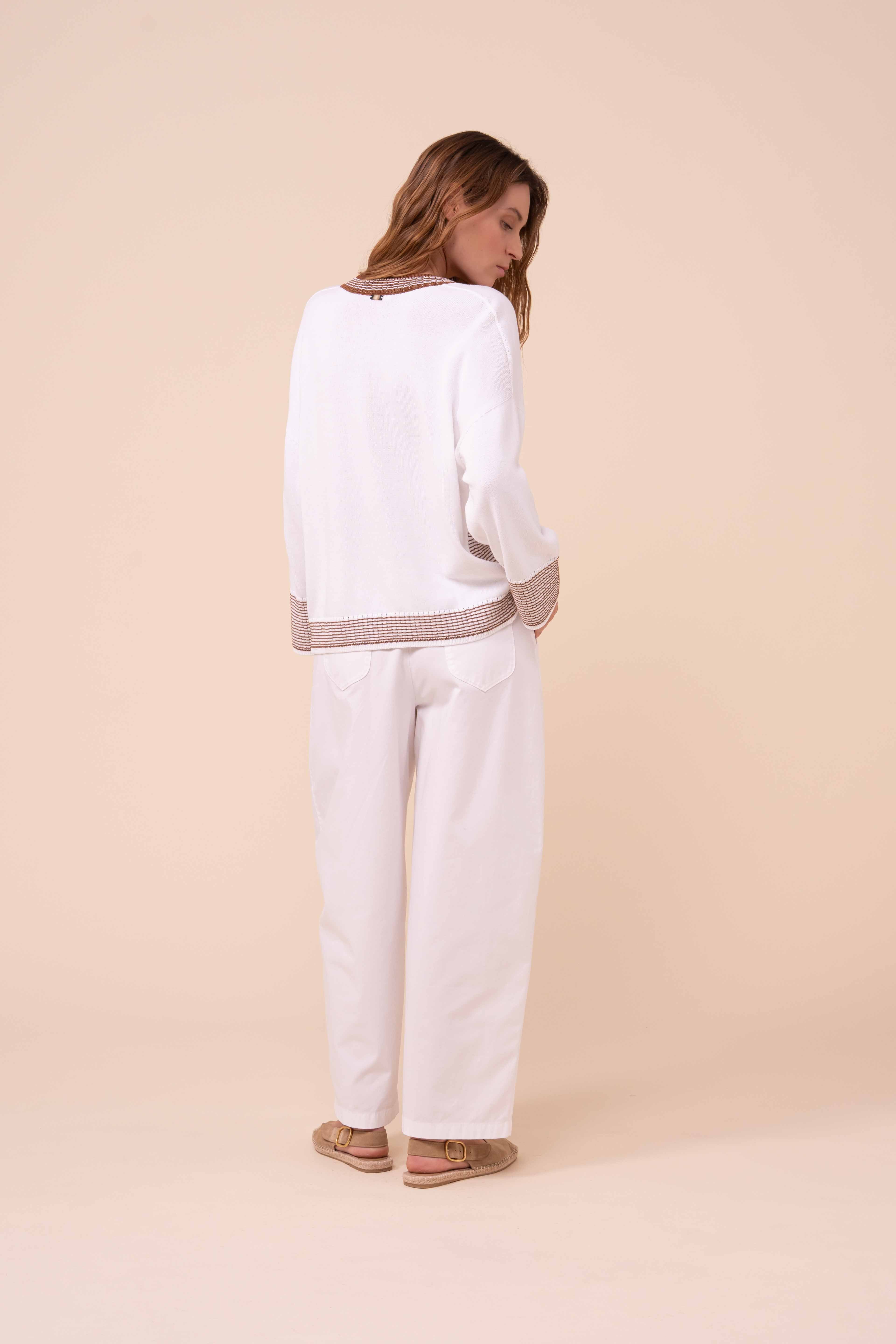Morris Breeze Cotton V-Neck - Image 3