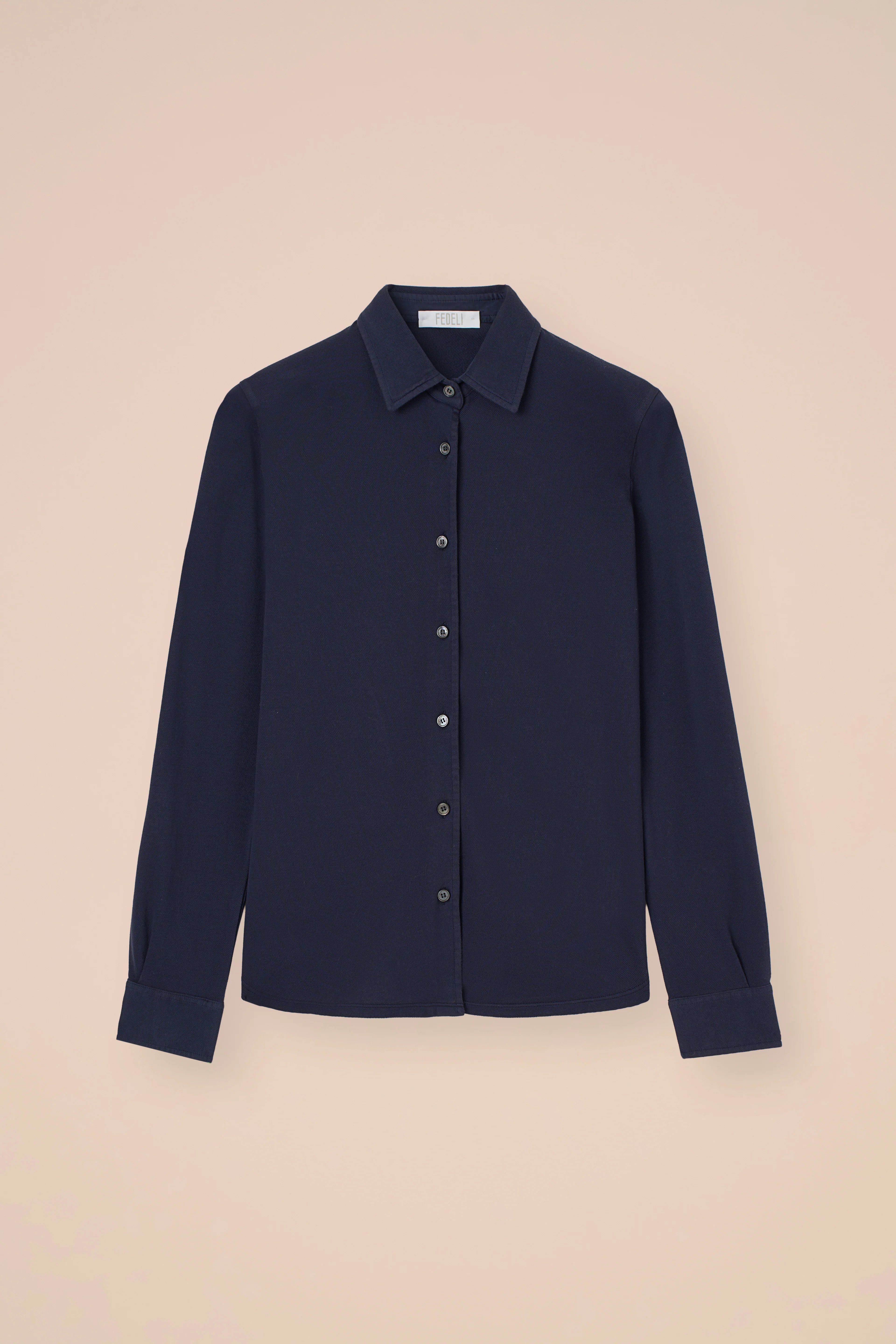 New Fenice Piquet Cotton Shirt - Image 6