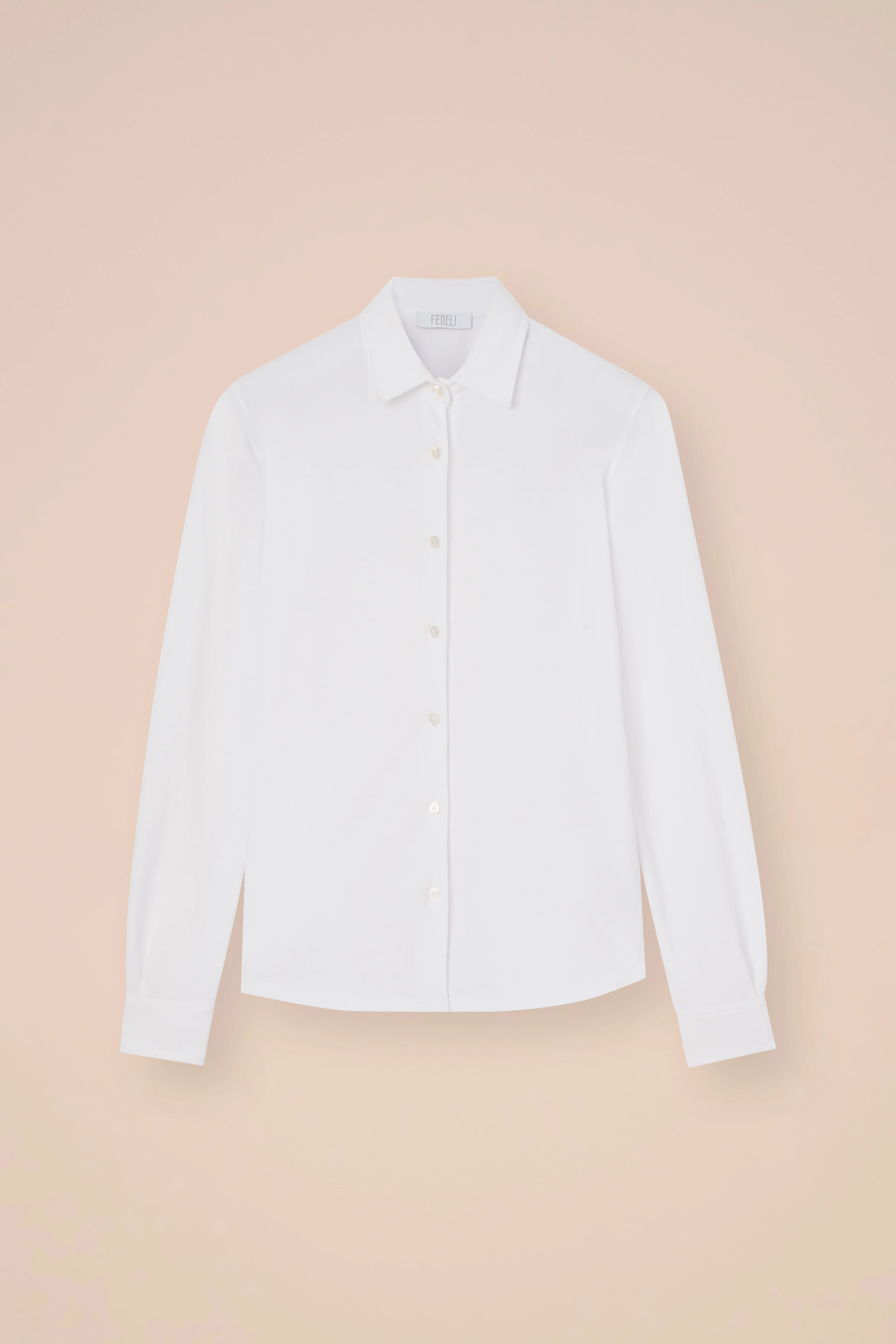 New Fenice Piquet Cotton Shirt - Image 7