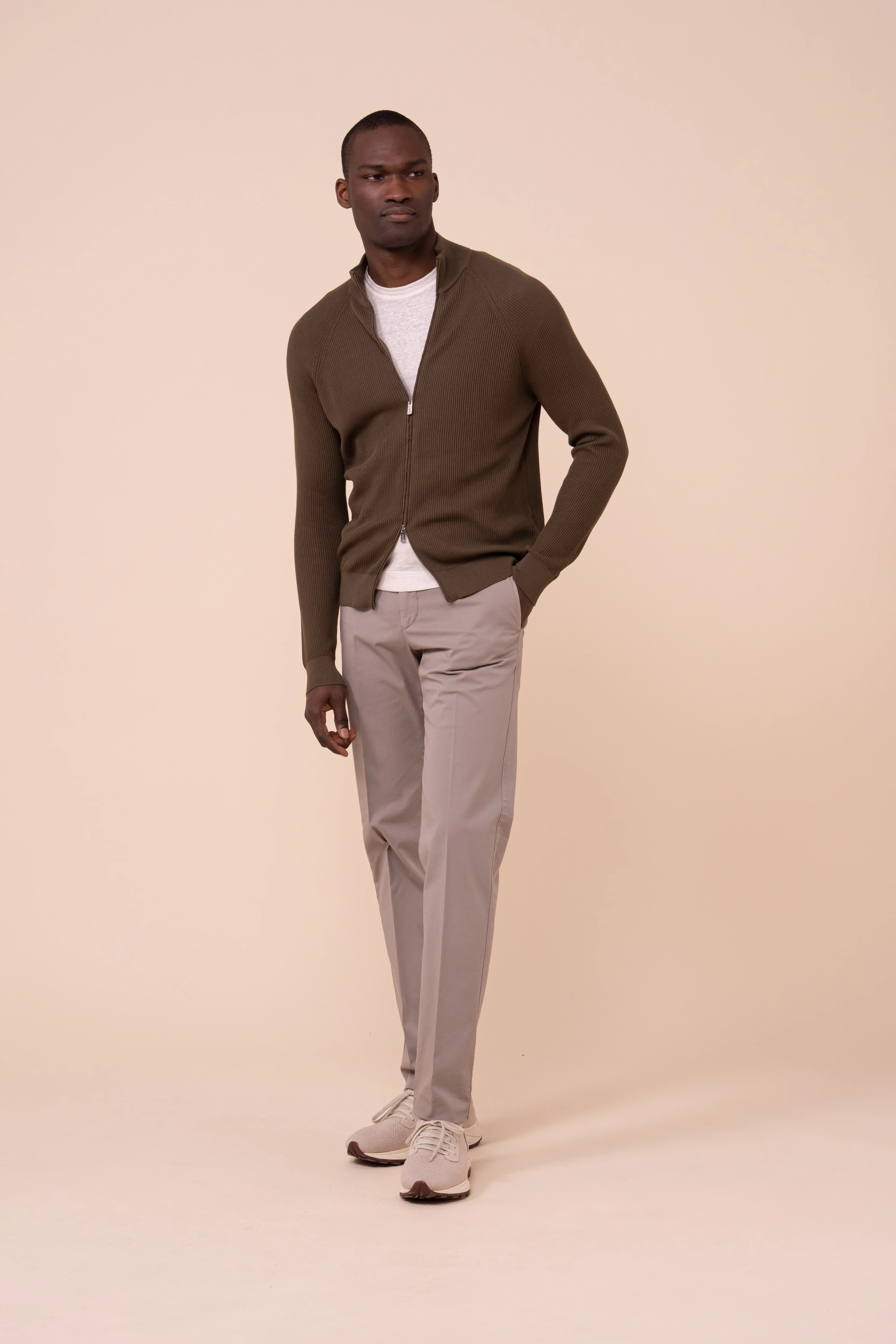 Paul Giza Organic Cotton Zipped Sweater - Image 2