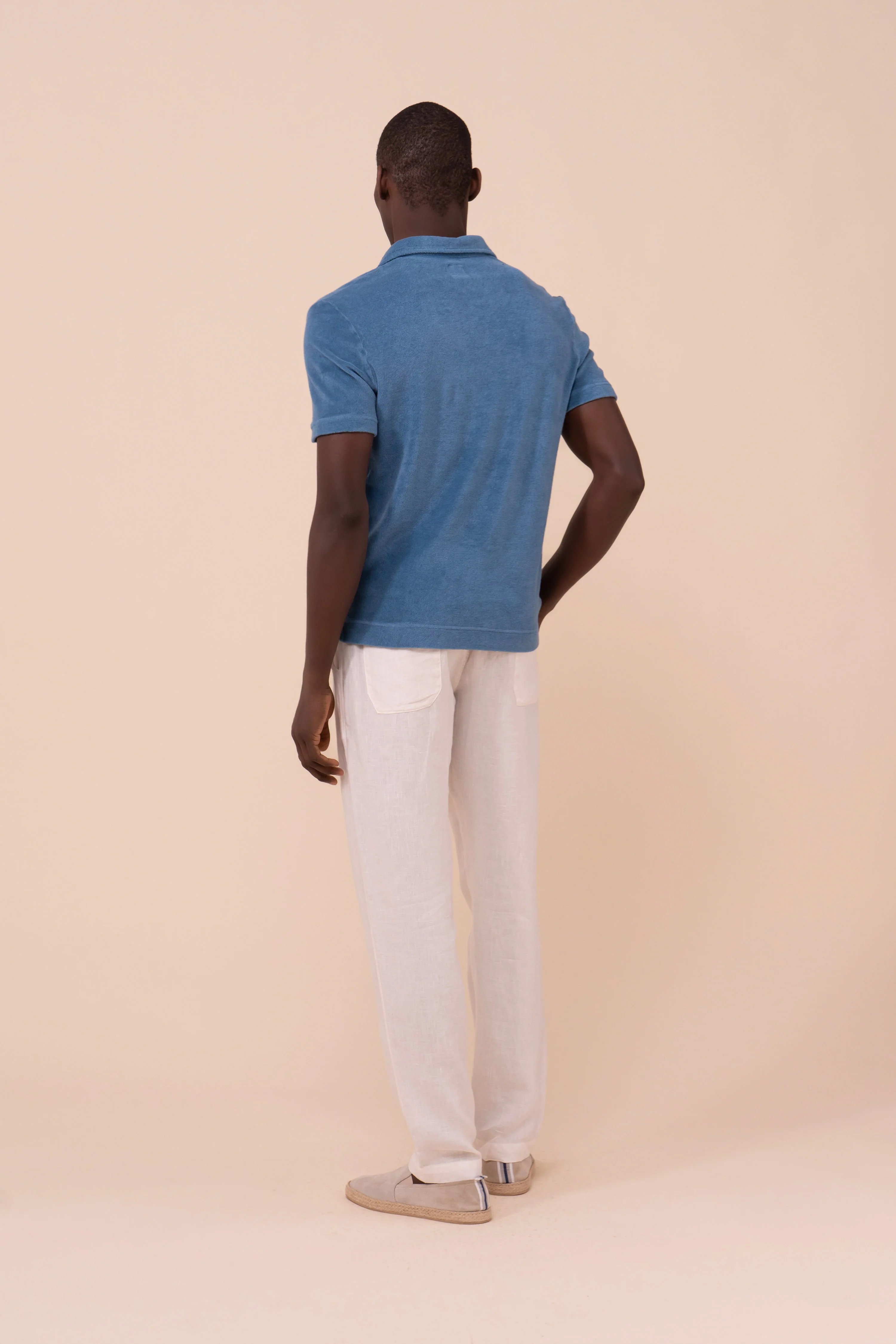 Peter Terry Cotton Short Sleeve Polo - Image 3