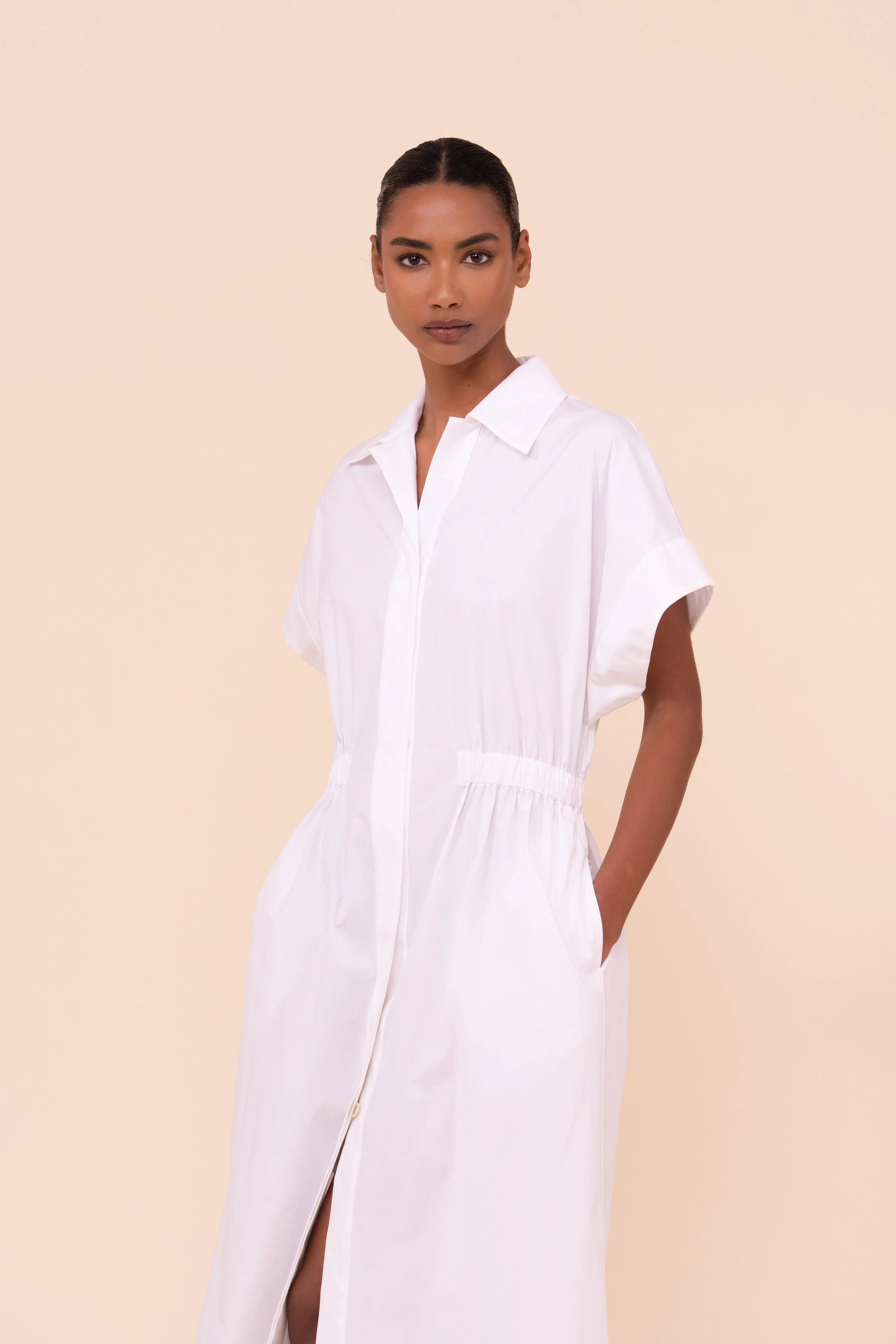 Soler  Cotton Poplin Long Dress - Image 2