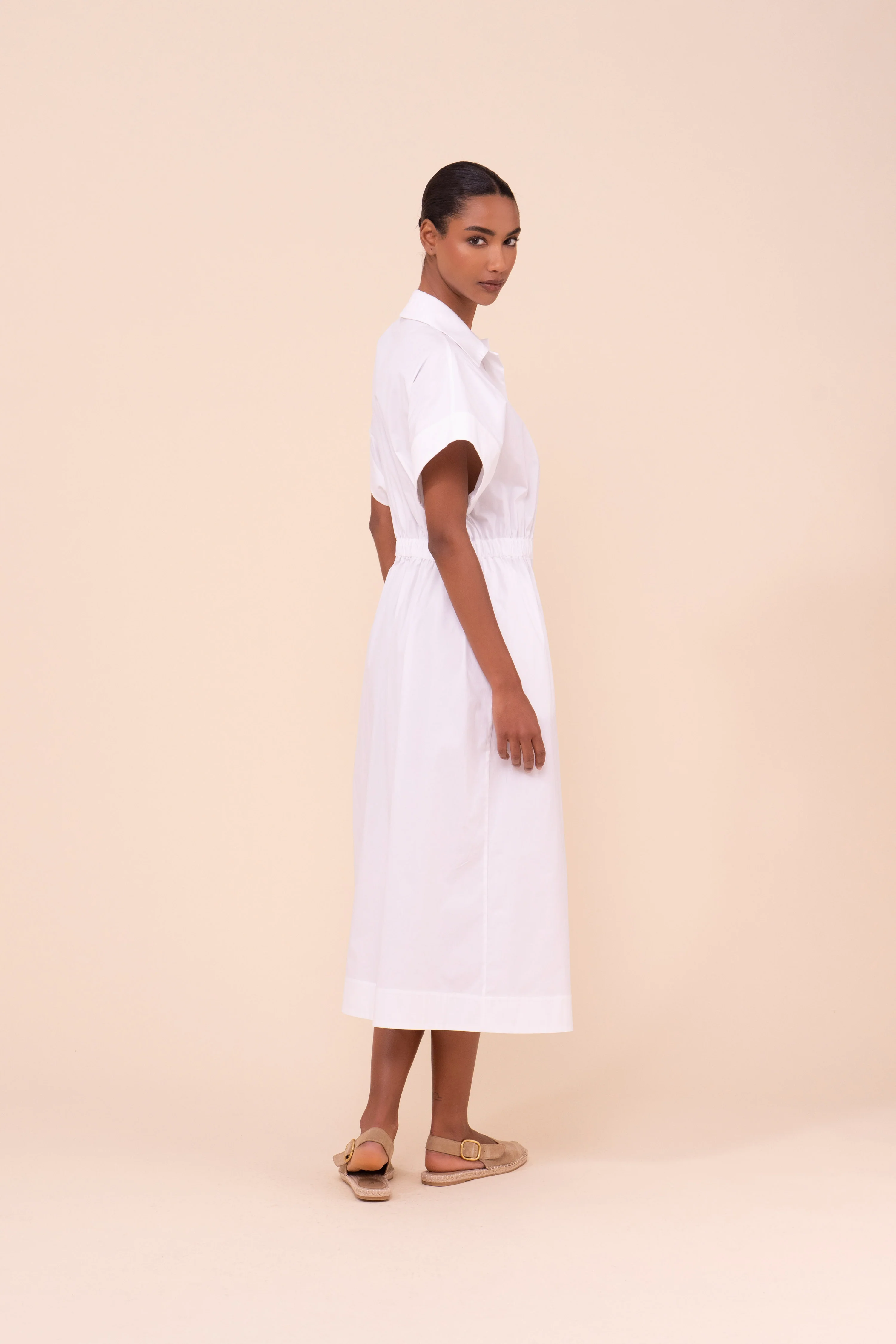 Soler  Cotton Poplin Long Dress - Image 3