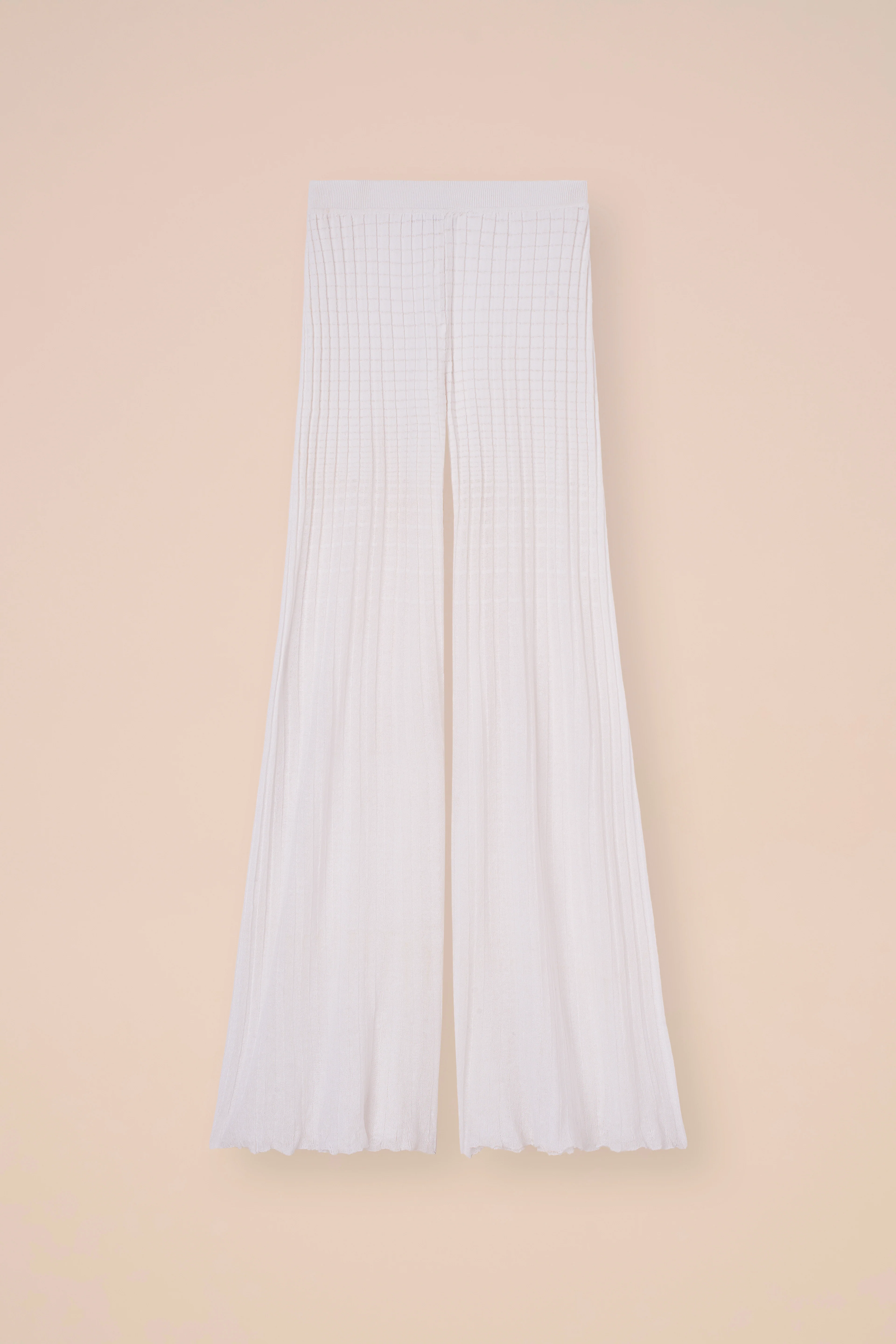 Renoir Cairo Ribbed Palazzo Pants - Image 5