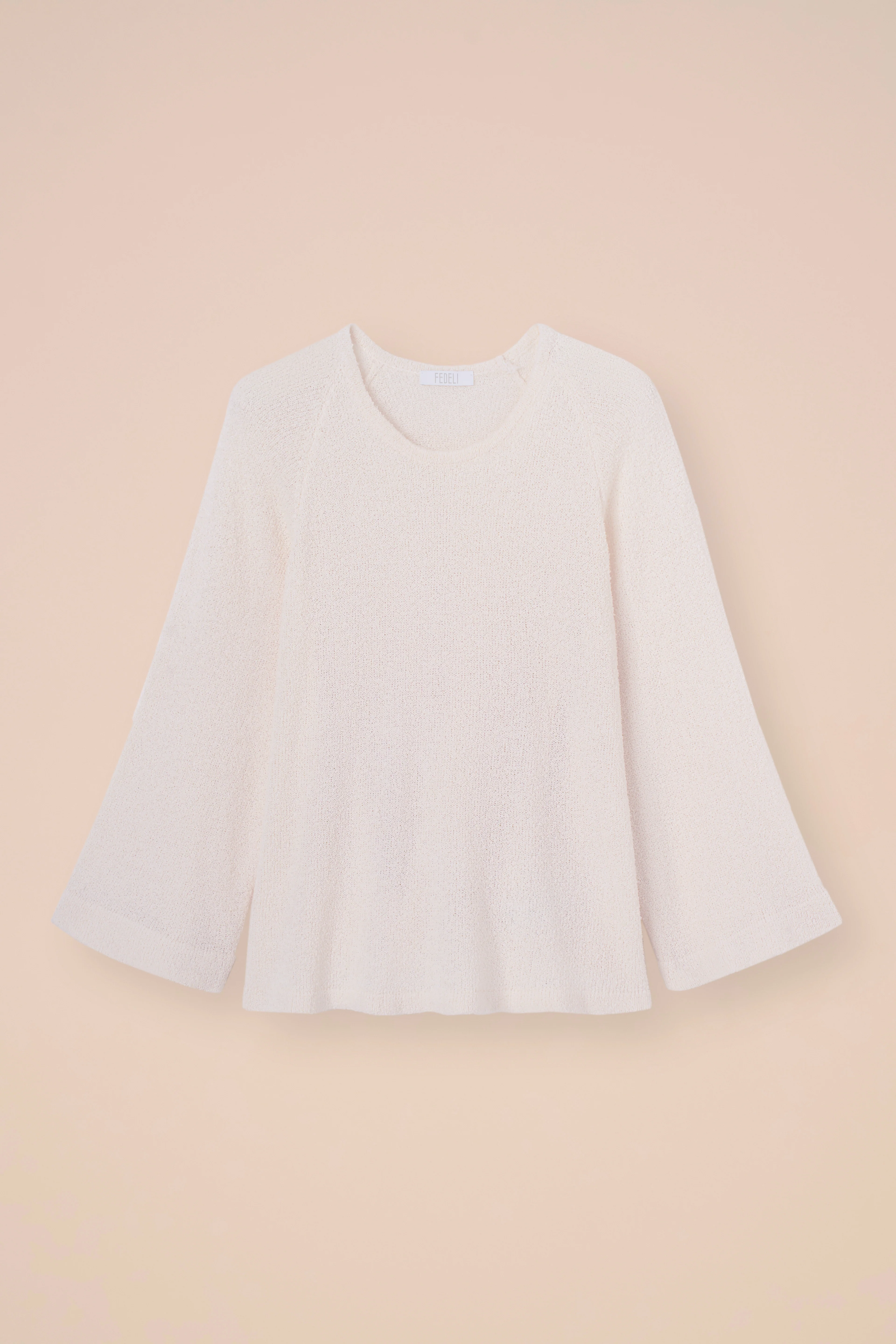 Saba Frill Silk Blend Bouclé Crewneck - Image 5