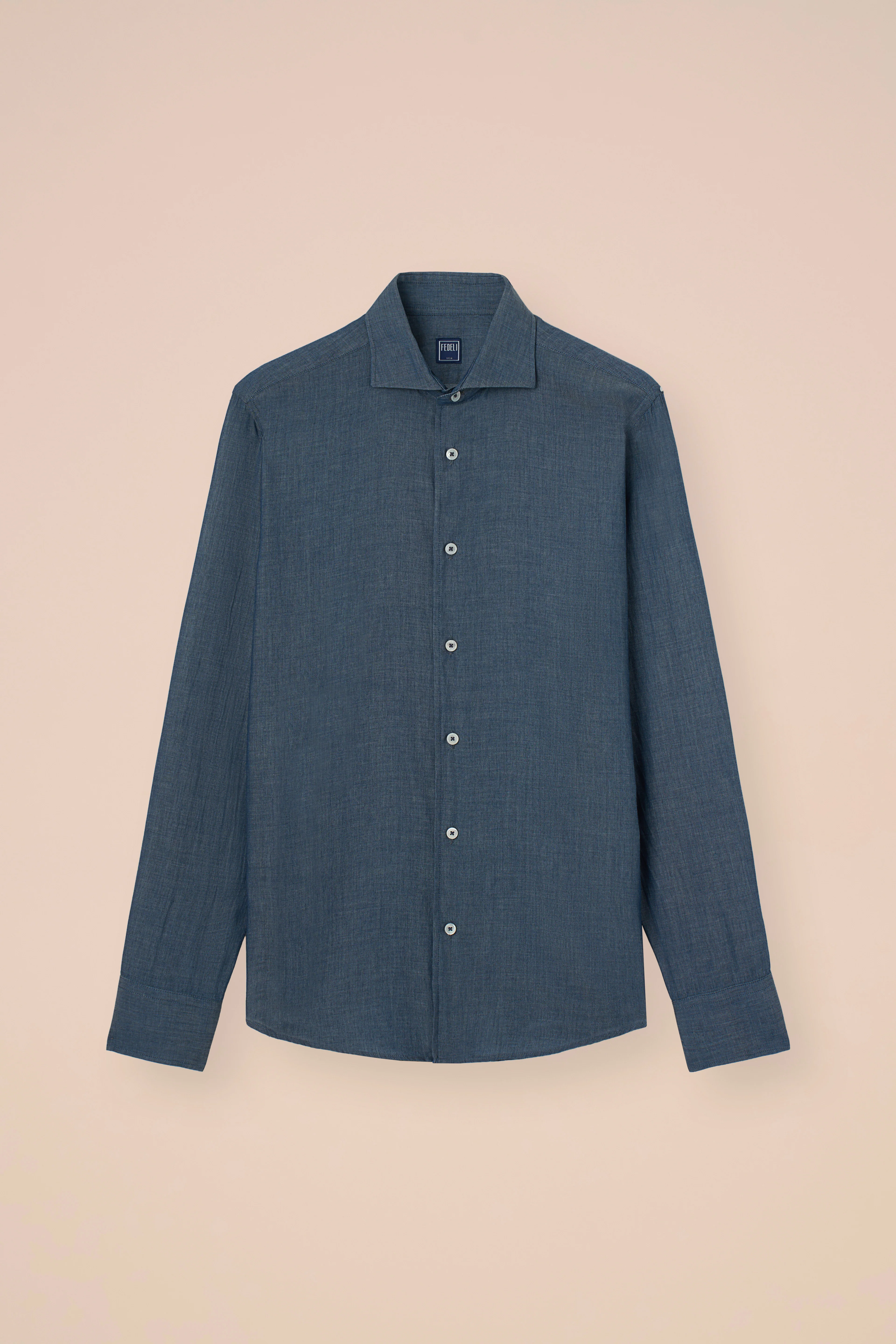 Sean Denim Light Cotton Shirt - Image 6