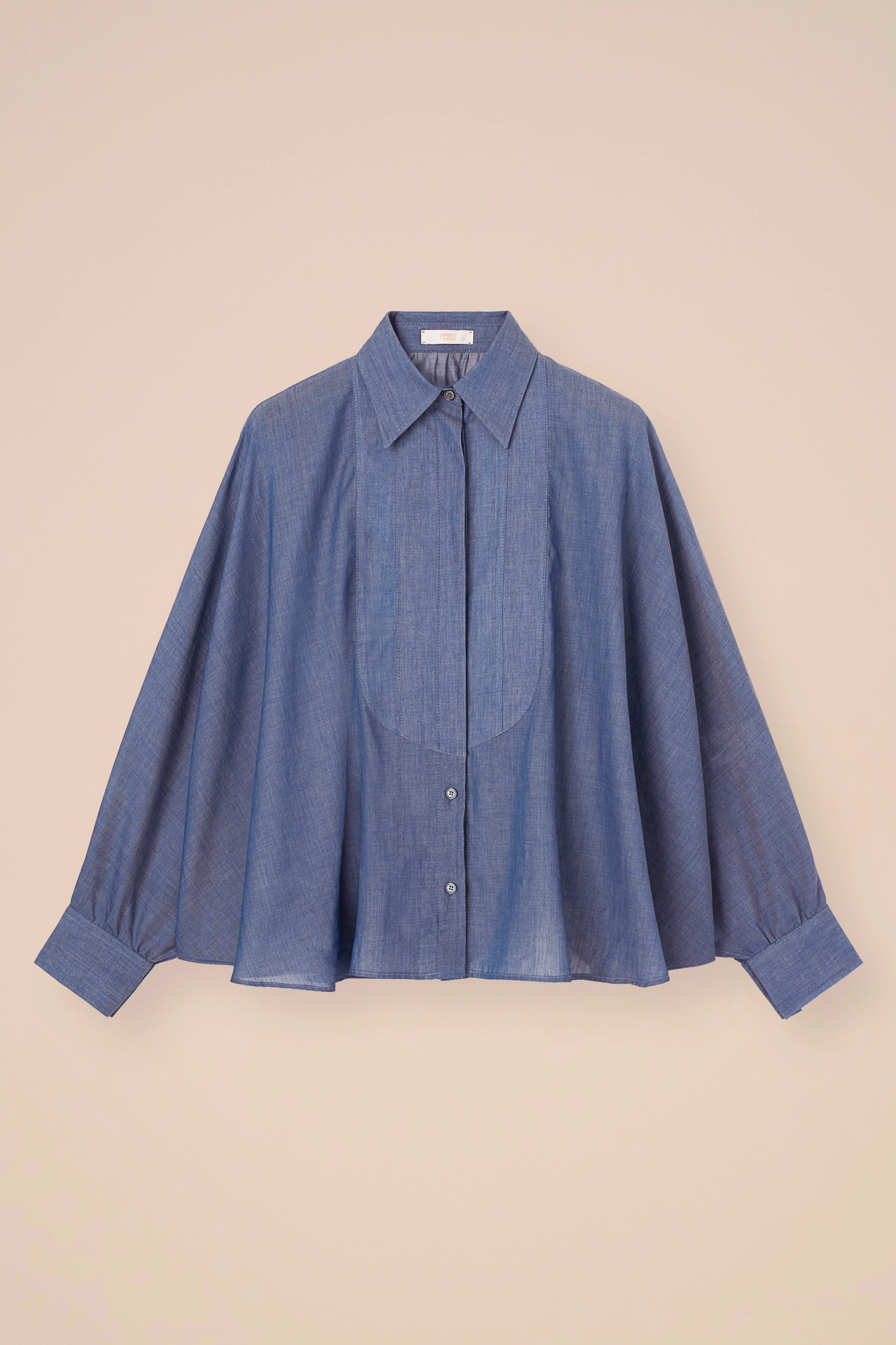 Serra Denim Light Cape Shirt - Image 6