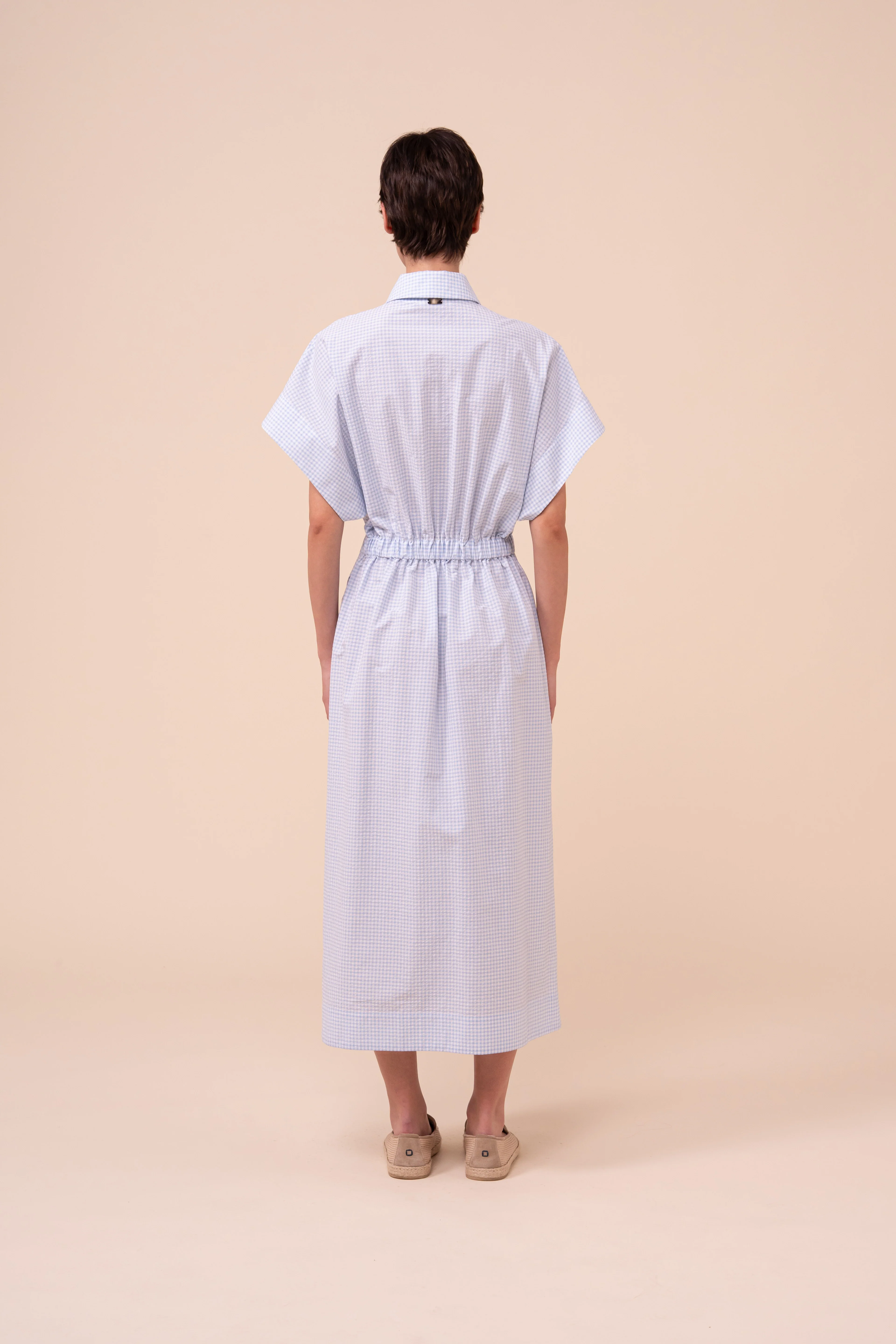 Soler Seersucker Long Dress - Image 3