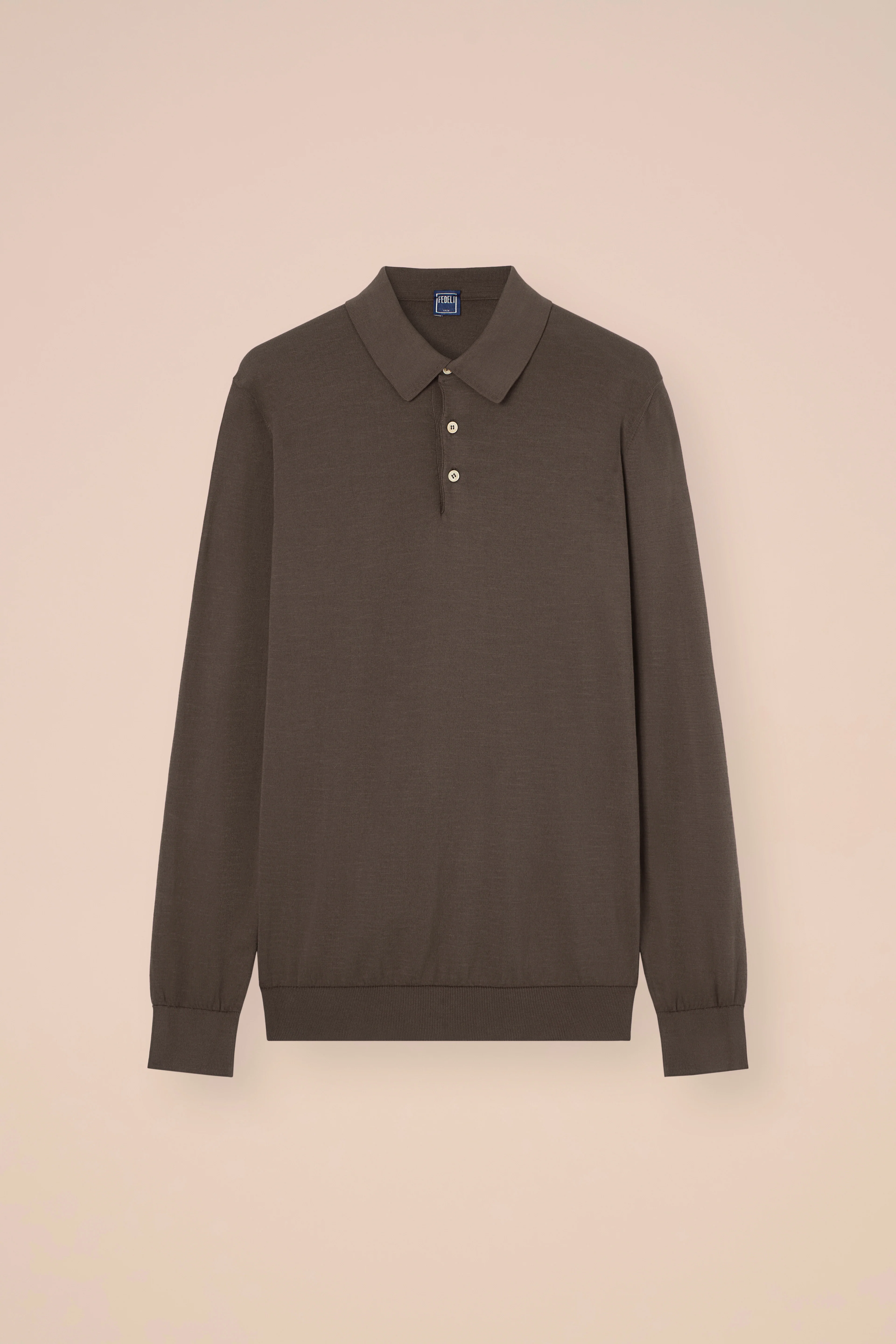 Sportman Giza Organic Cotton Long Sleeve Knit Polo - Image 6
