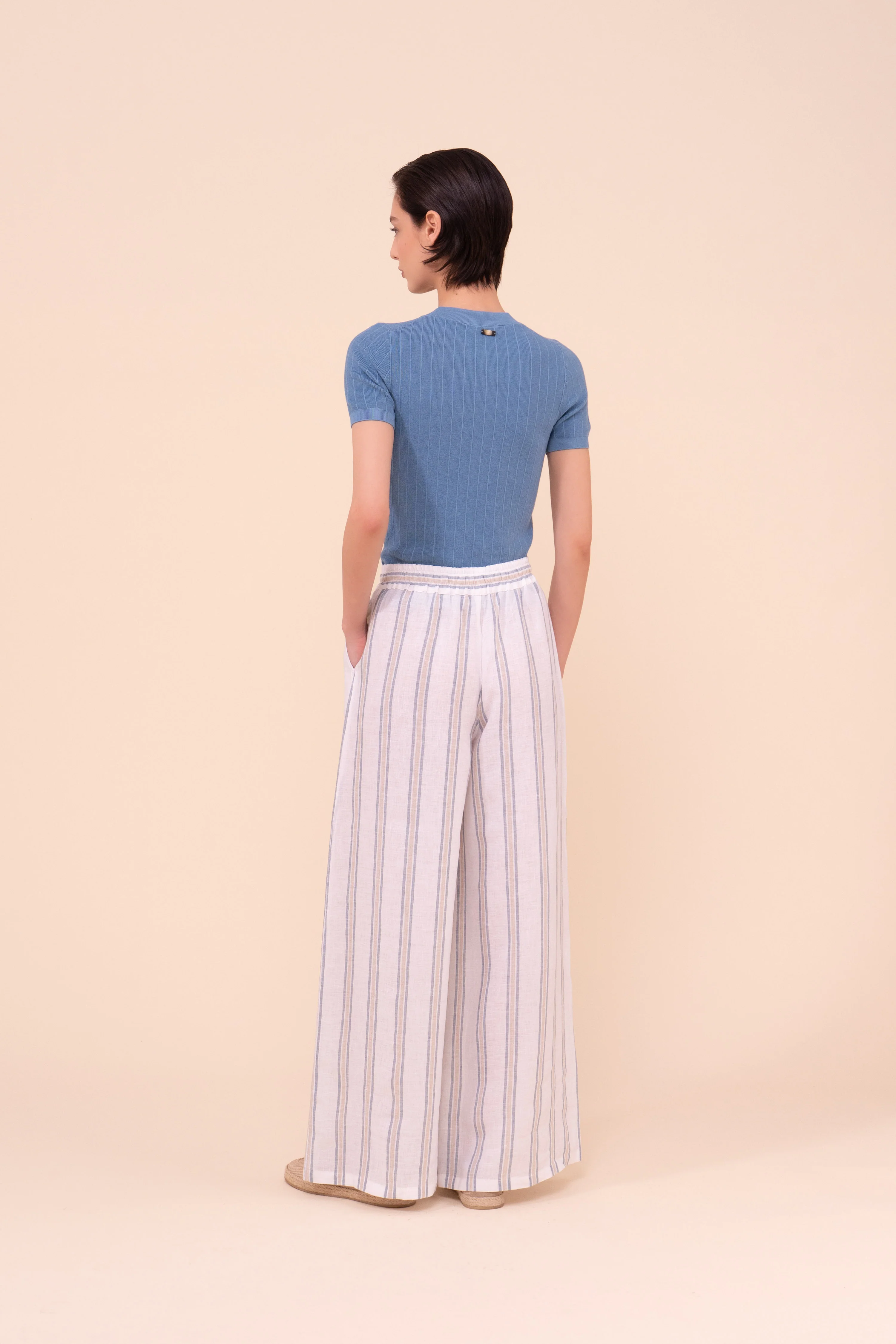 Tate Dusty Cotton Knit T-Shirt - Image 3