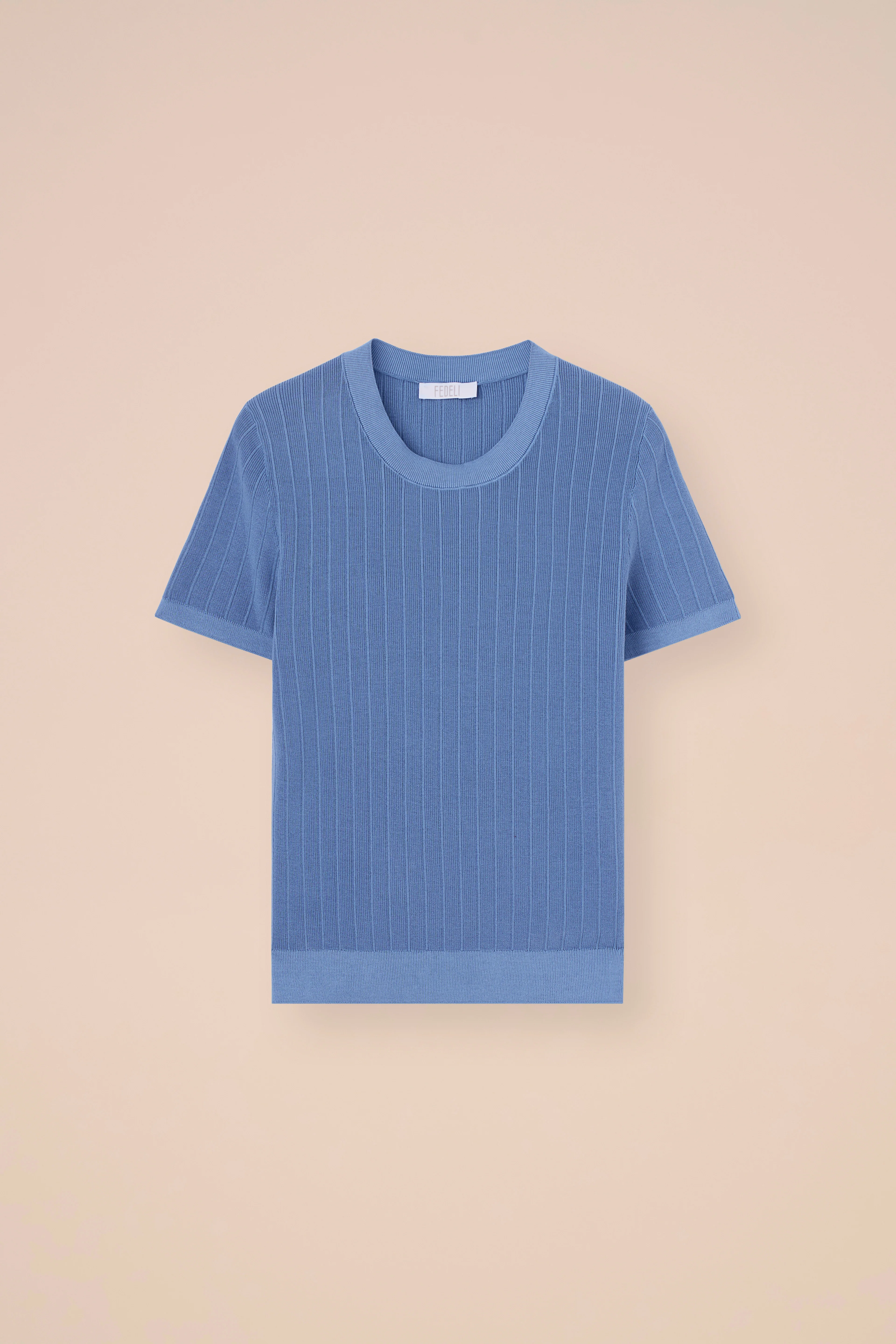 Tate Dusty Cotton Knit T-Shirt - Image 5
