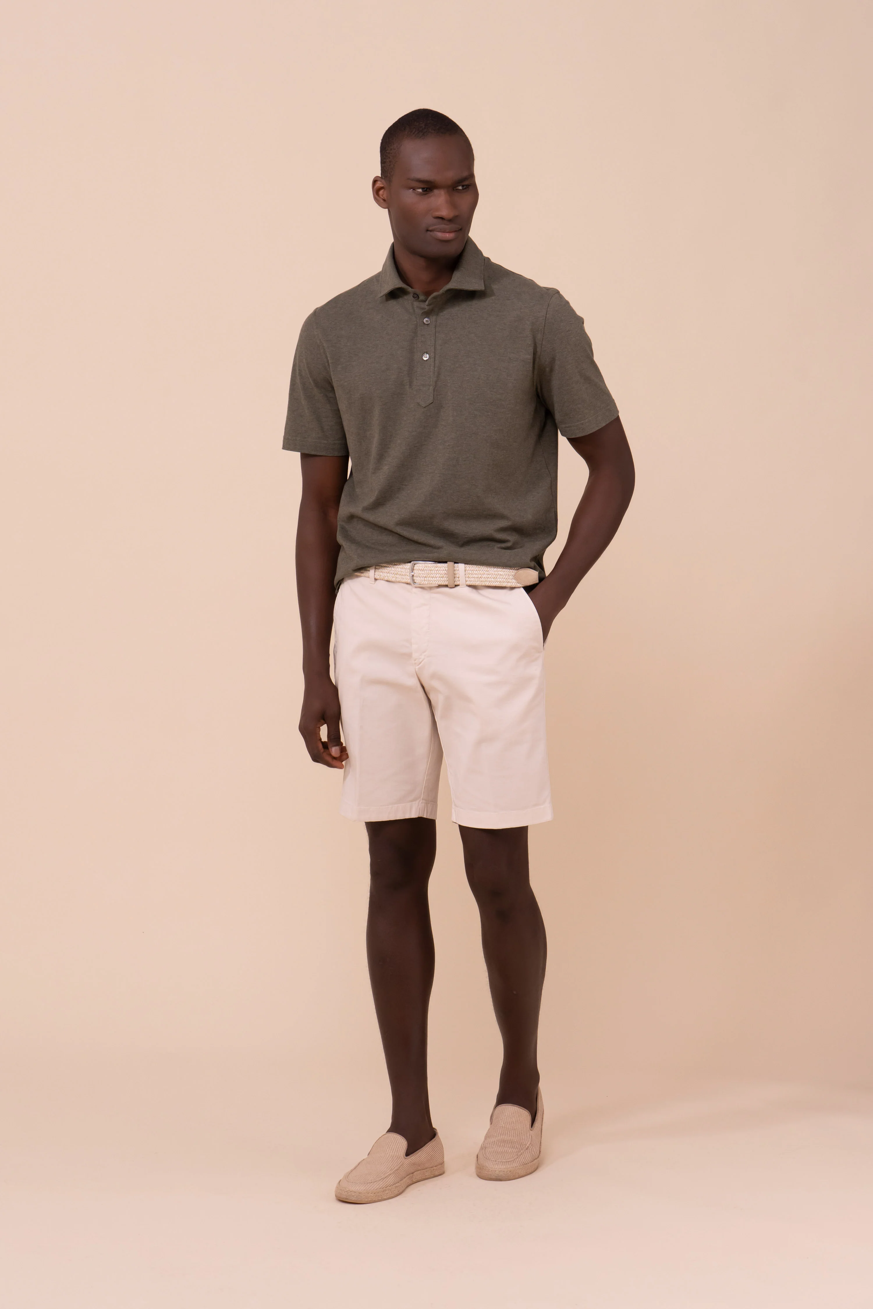Tre Cotton Jersey Mélange Polo - Image 2