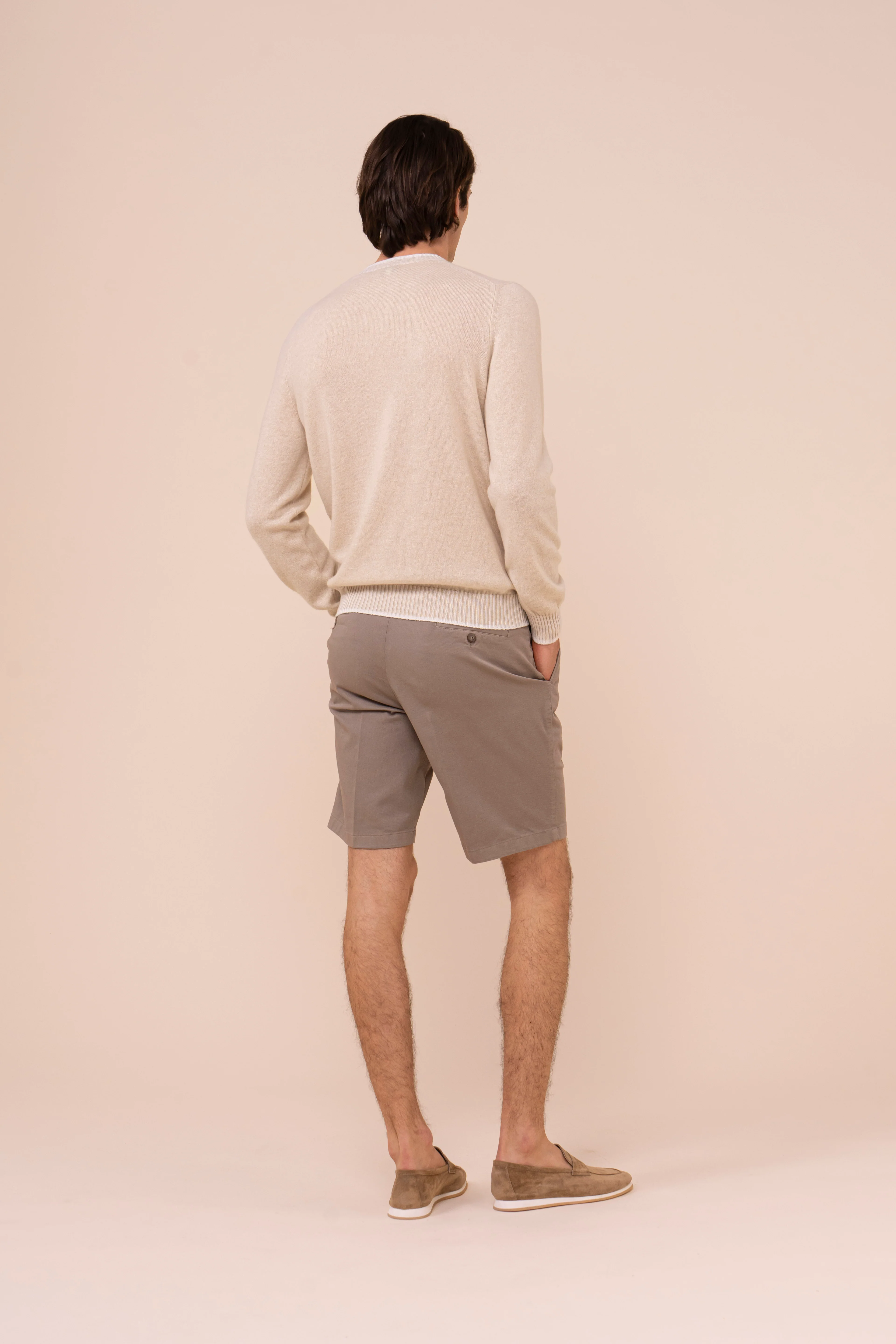 Argentina Van Cashmere Spring Crewneck - Bicolor - Image 3