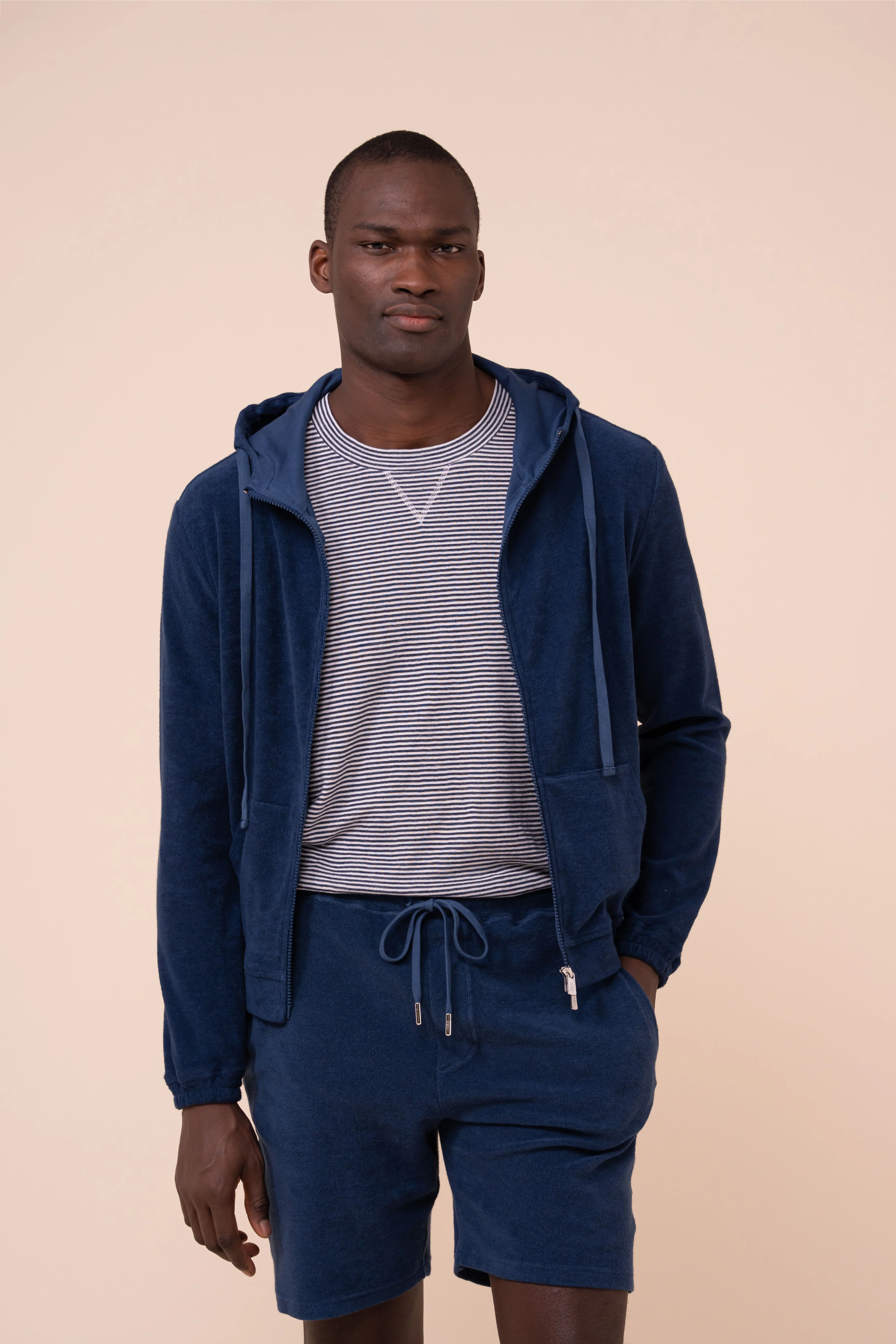 Zoom Terry Cotton Zipped Hoodie